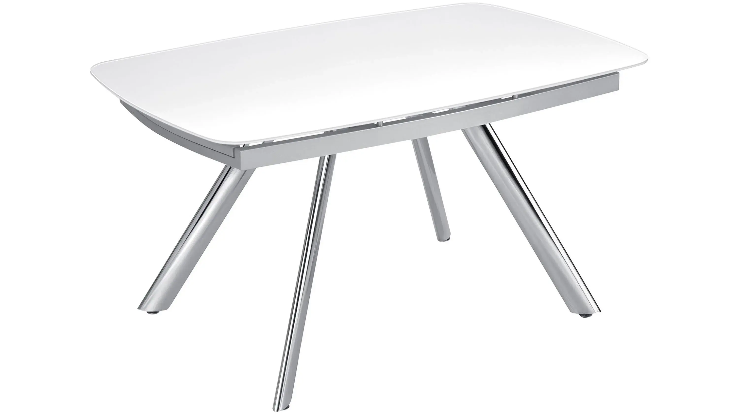 Paloma Glass Dining Table w/ Leaves