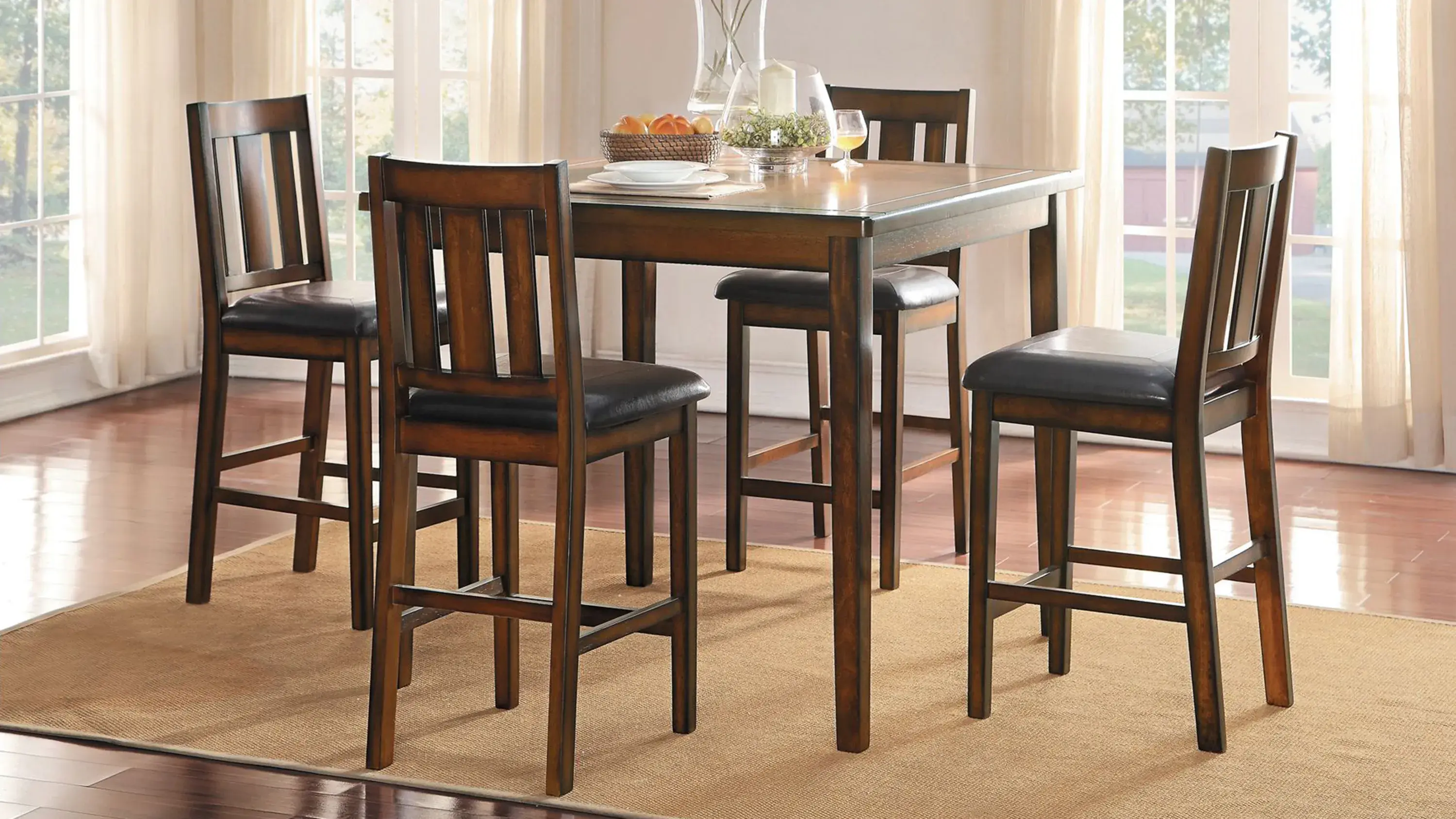 Normand 5-pc Counter Height Dining Set - Thumbnail 2
