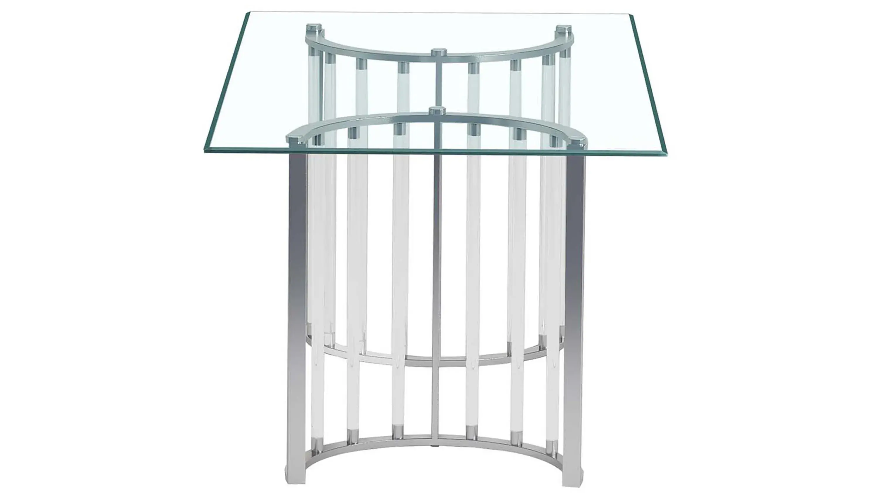 Trisha Glass Dining Table - Thumbnail 4