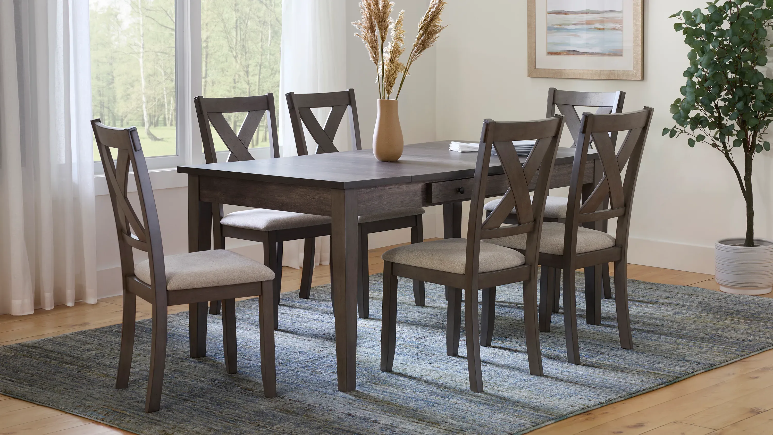 Melvin 7-pc. Dining Set | Raymour & Flanigan