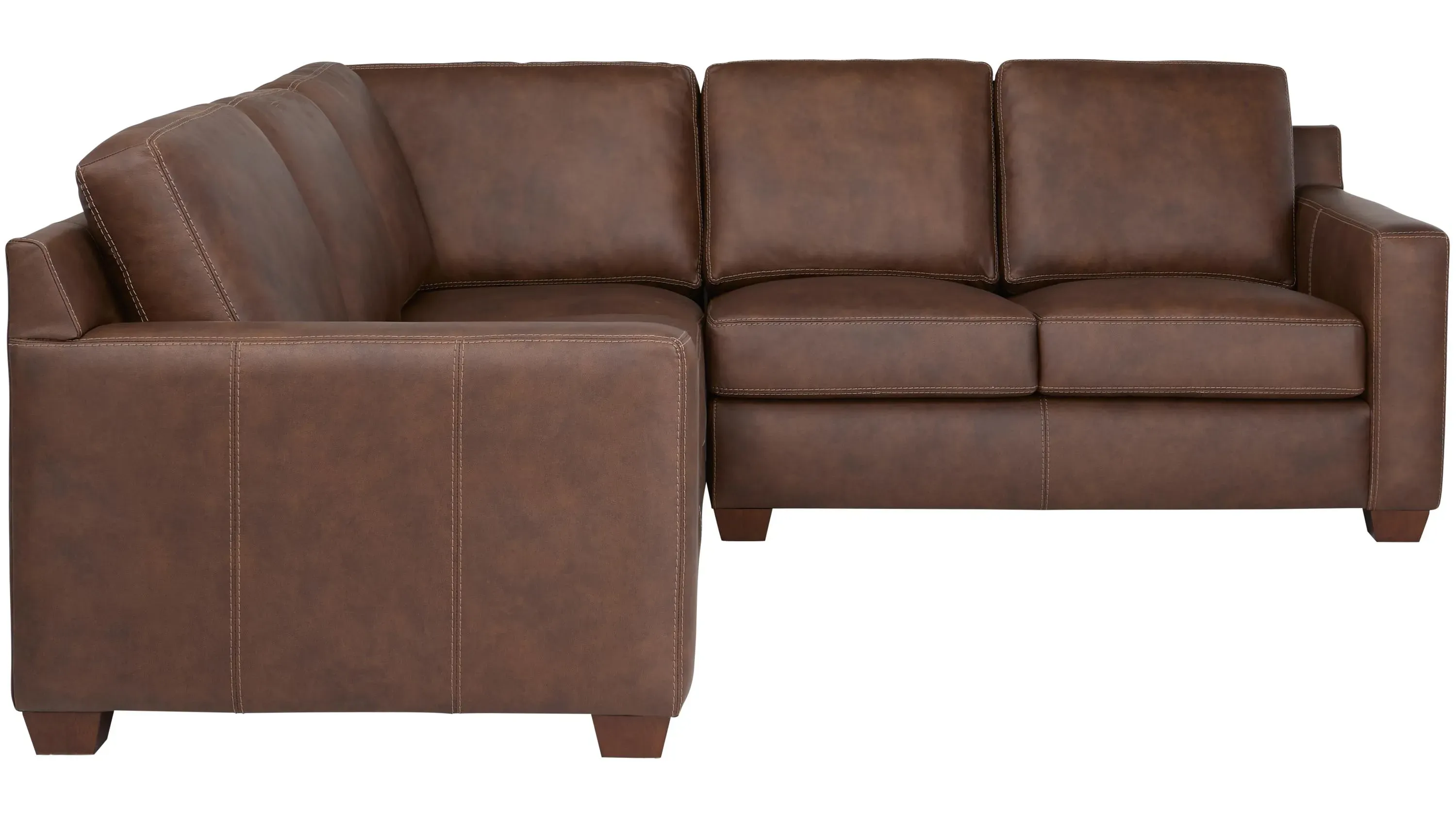 Quinton 3-pc. Leather Sectional | Raymour & Flanigan