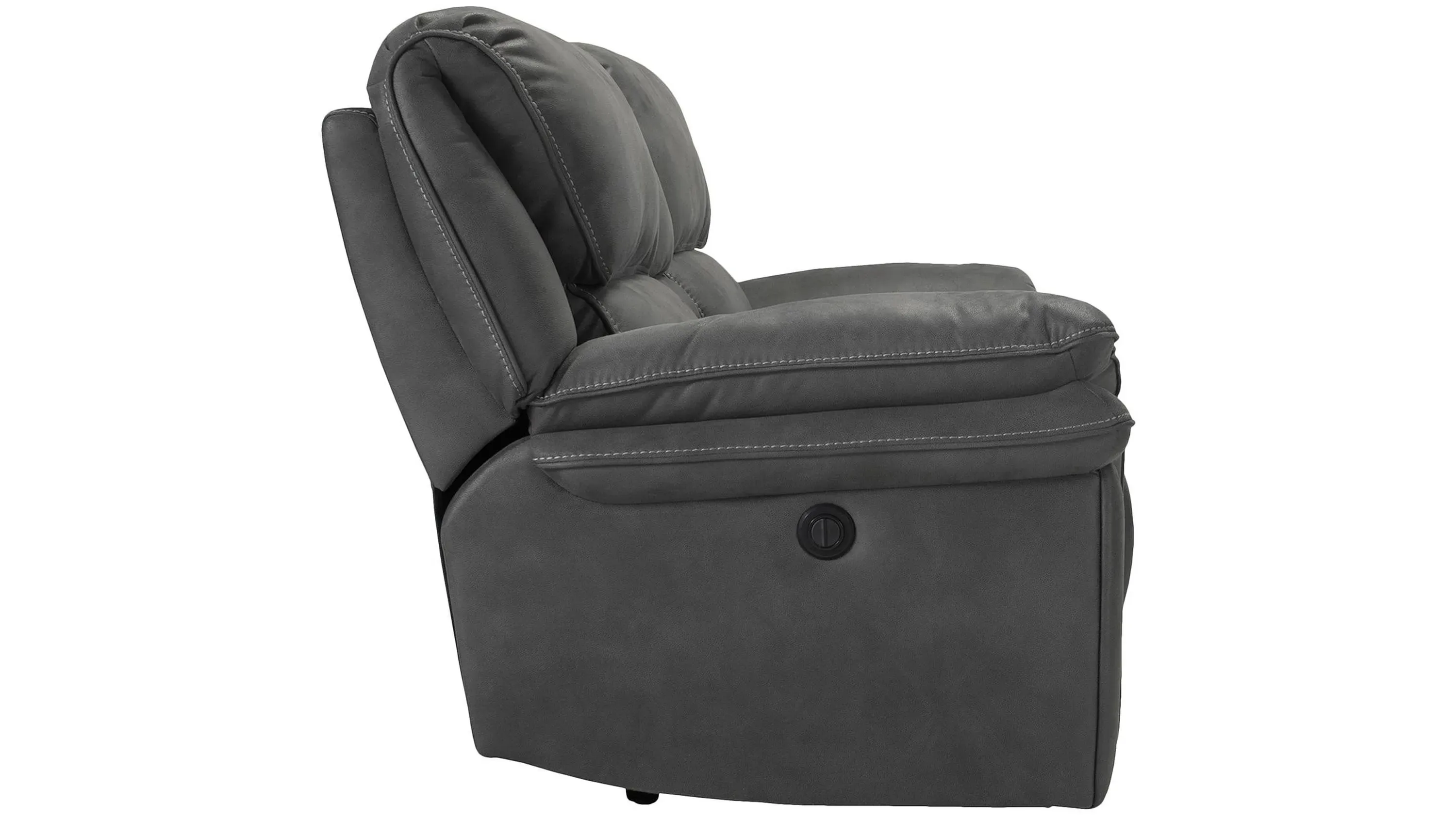 Skye microfiber power reclining loveseat discount
