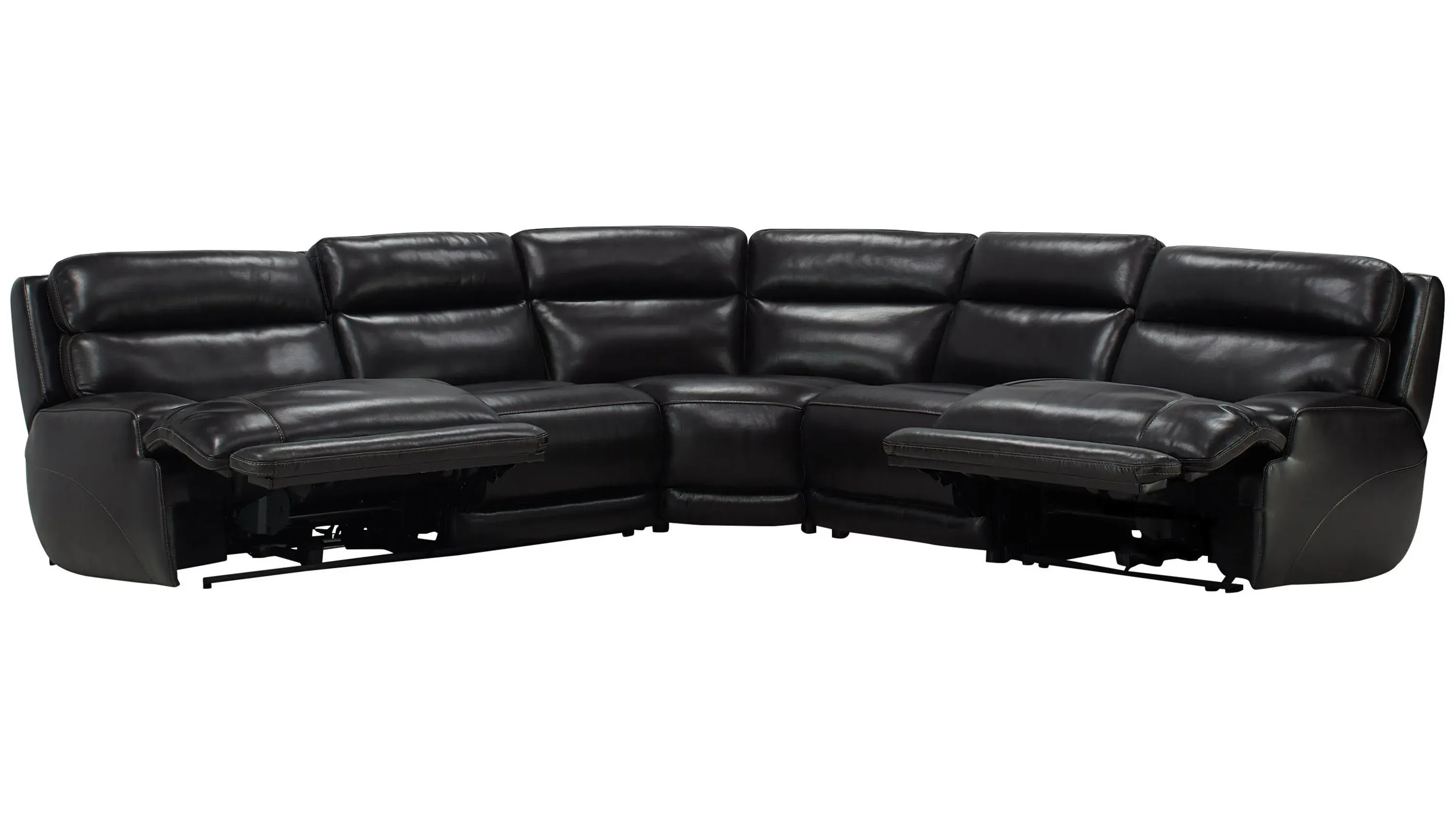 Tompkins Leather 5-pc. Sectional