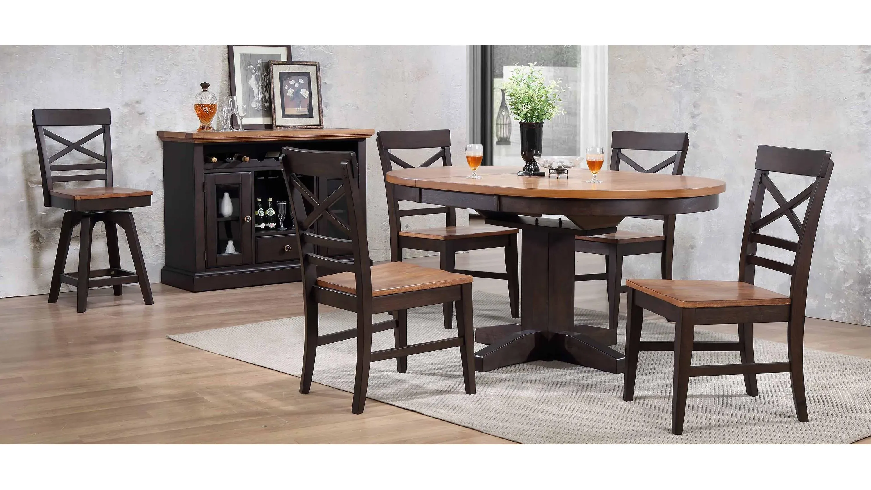 Choices 5 pc. Round Dining Set Raymour Flanigan