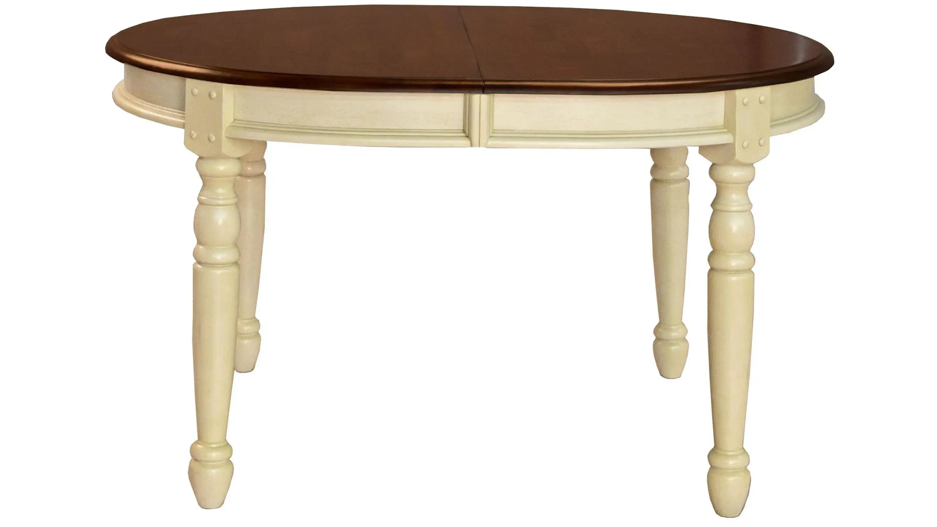 British Isles Oval Double-Leaf Dining Table - Thumbnail 2