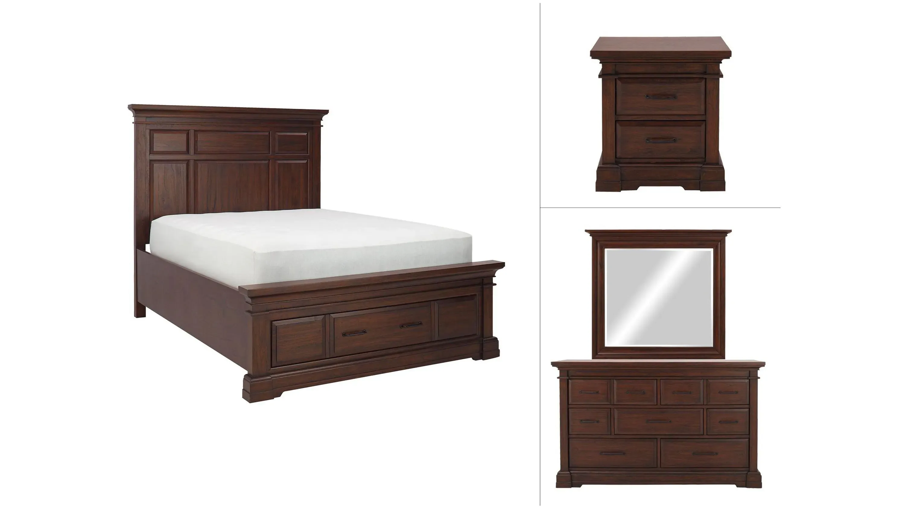 Richmond 4-pc. Queen Platform Storage Bedroom Set | Raymour