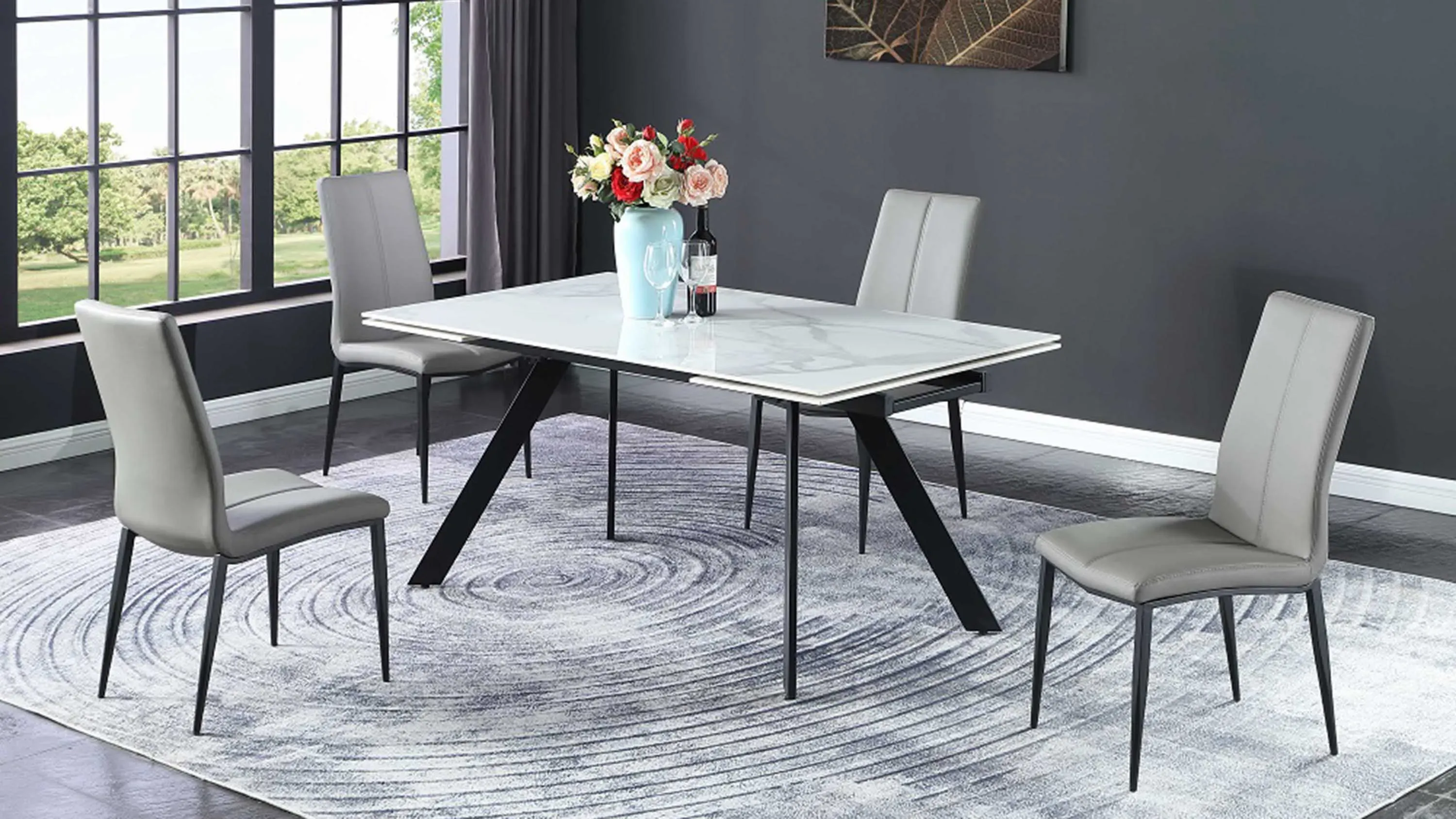 Alexis Dining Table | Raymour & Flanigan
