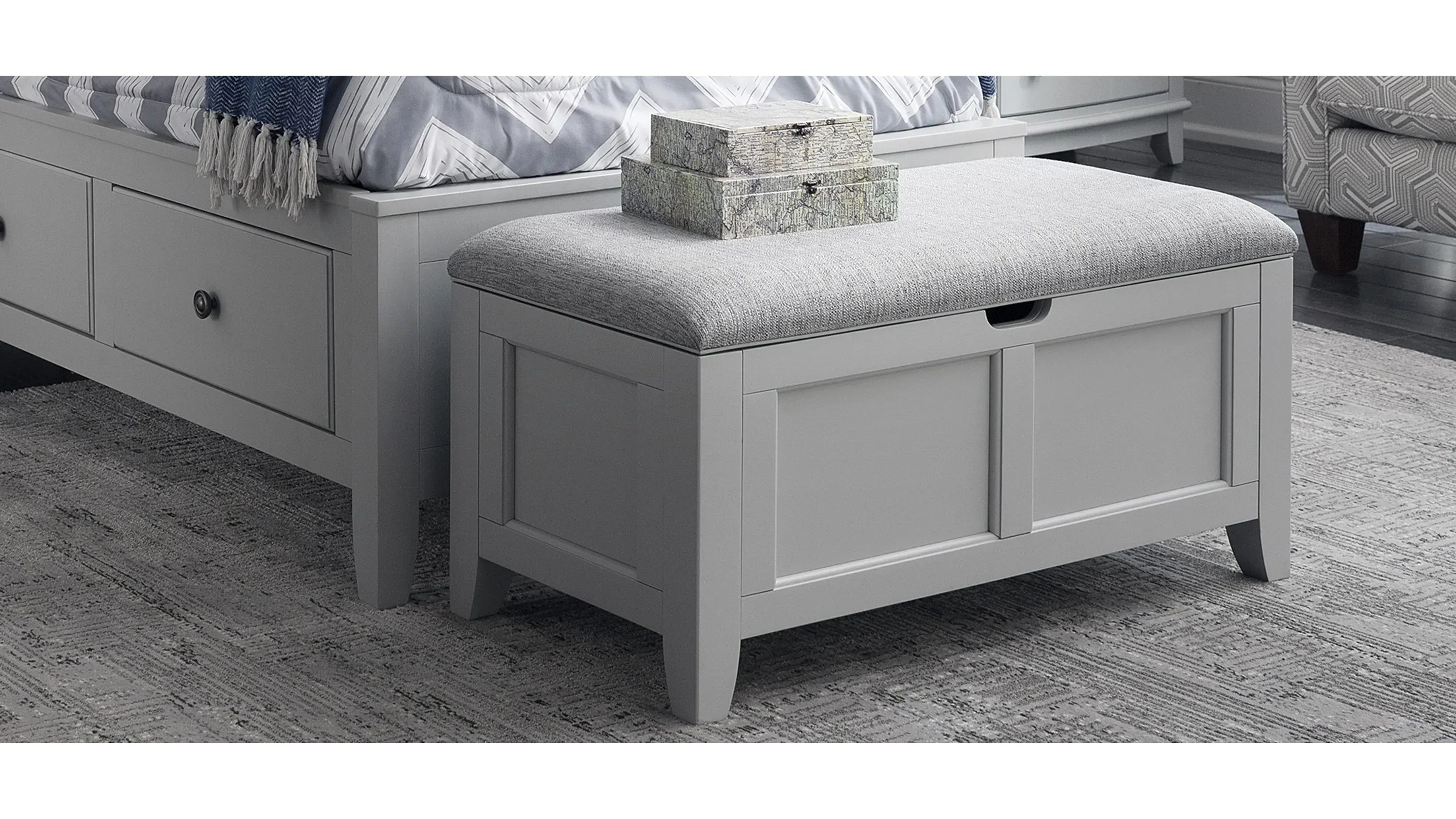 Kylie Youth Lift-Top Storage Bench