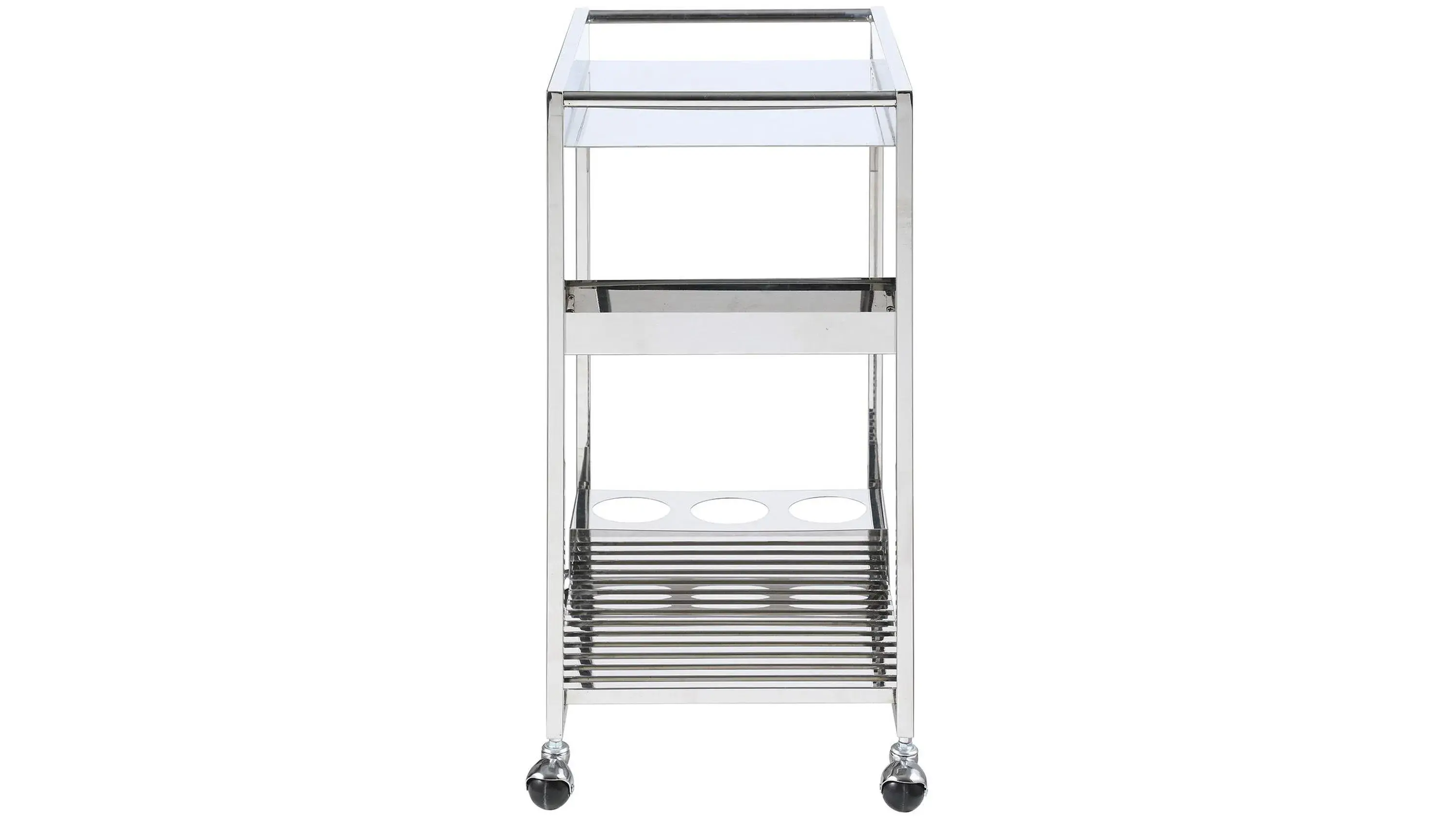 Jeffry Bar Cart w/ Wine Storage