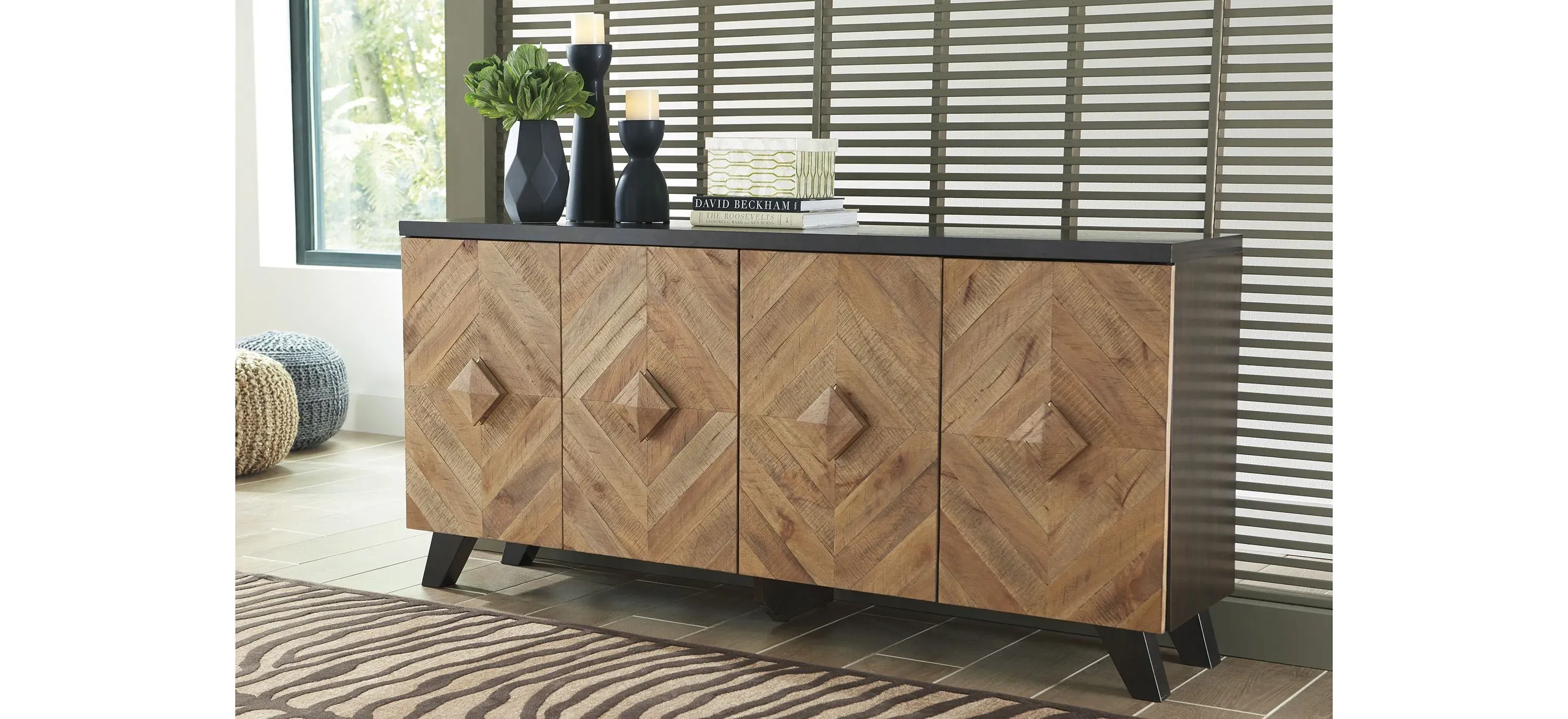 Ashley Robin Ridge Accent Cabinet Brown