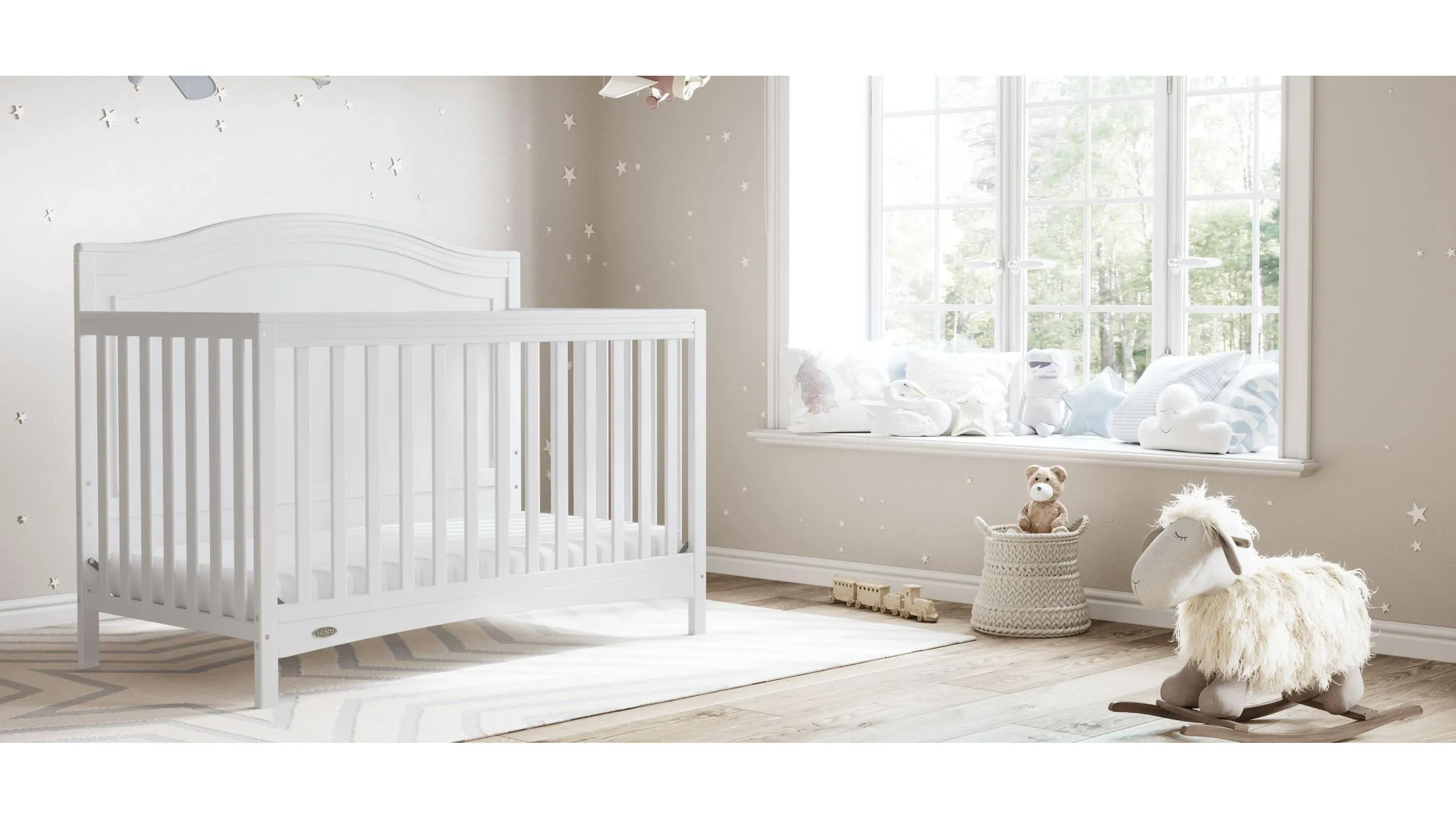 Graco Paris 4-in-1 Convertible Crib Raymour Flanigan