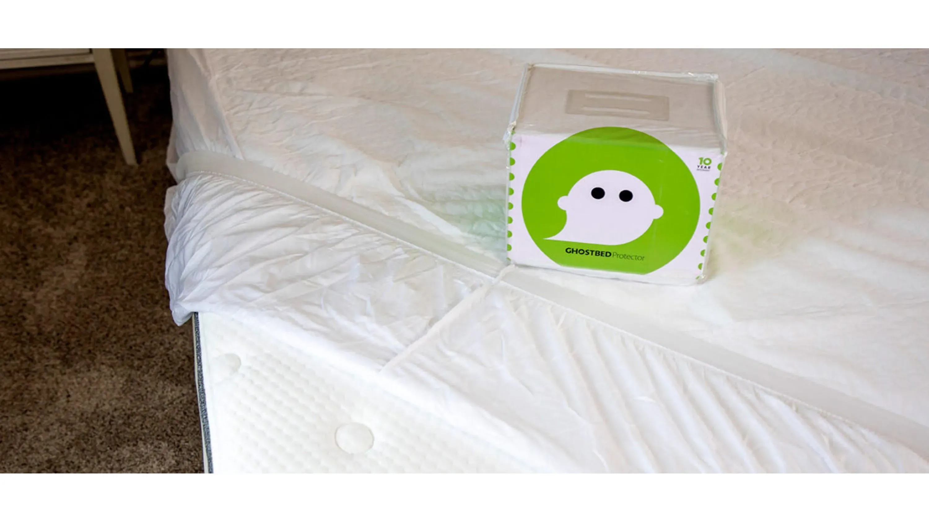 GhostProtector Cool & Crunch-Free Mattress Protector Full Product_Image_Carousel