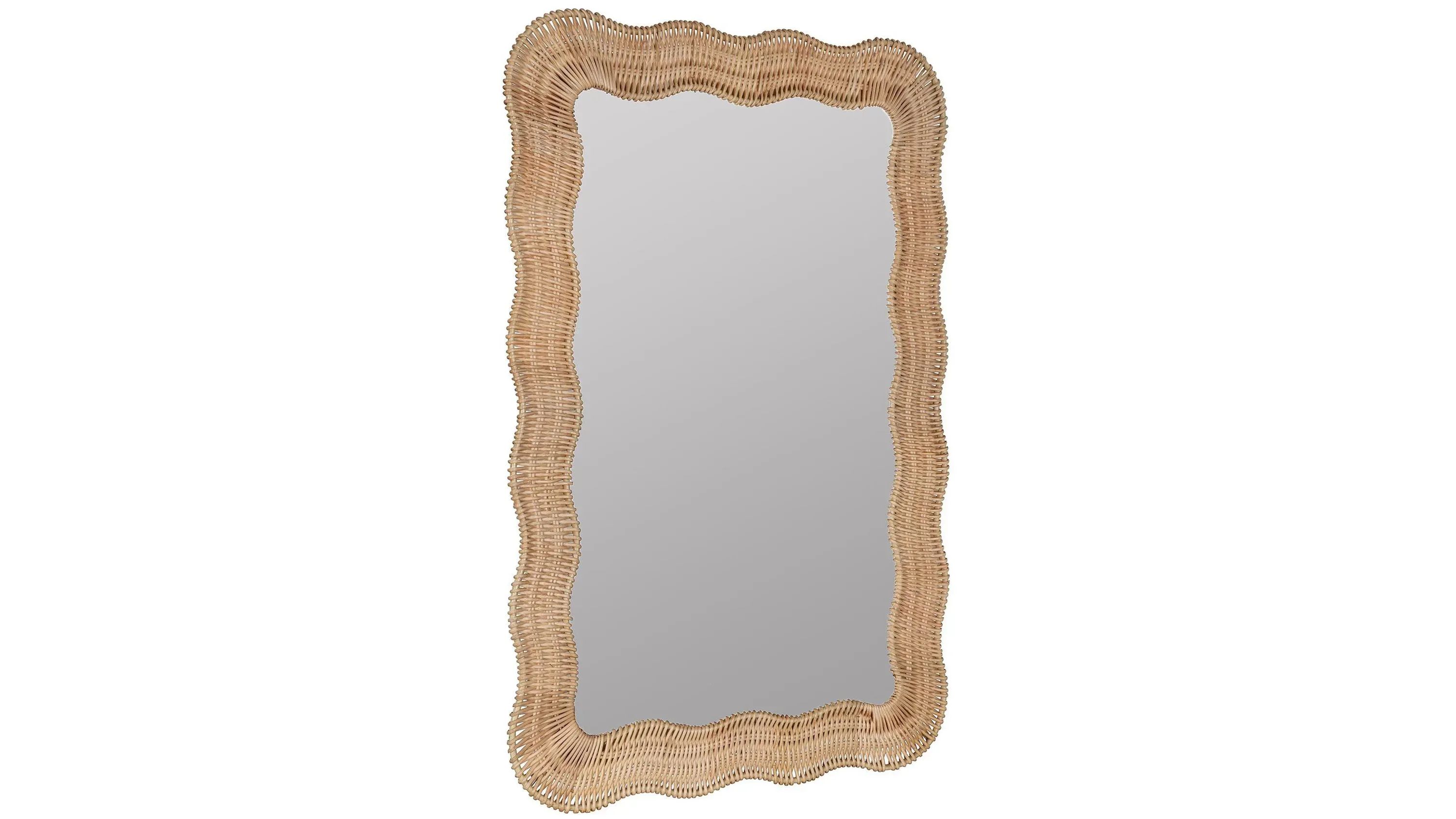 鏡 rotta rattan mirror etoile L Rattan Wall Mirror | Raymour & Flanigan