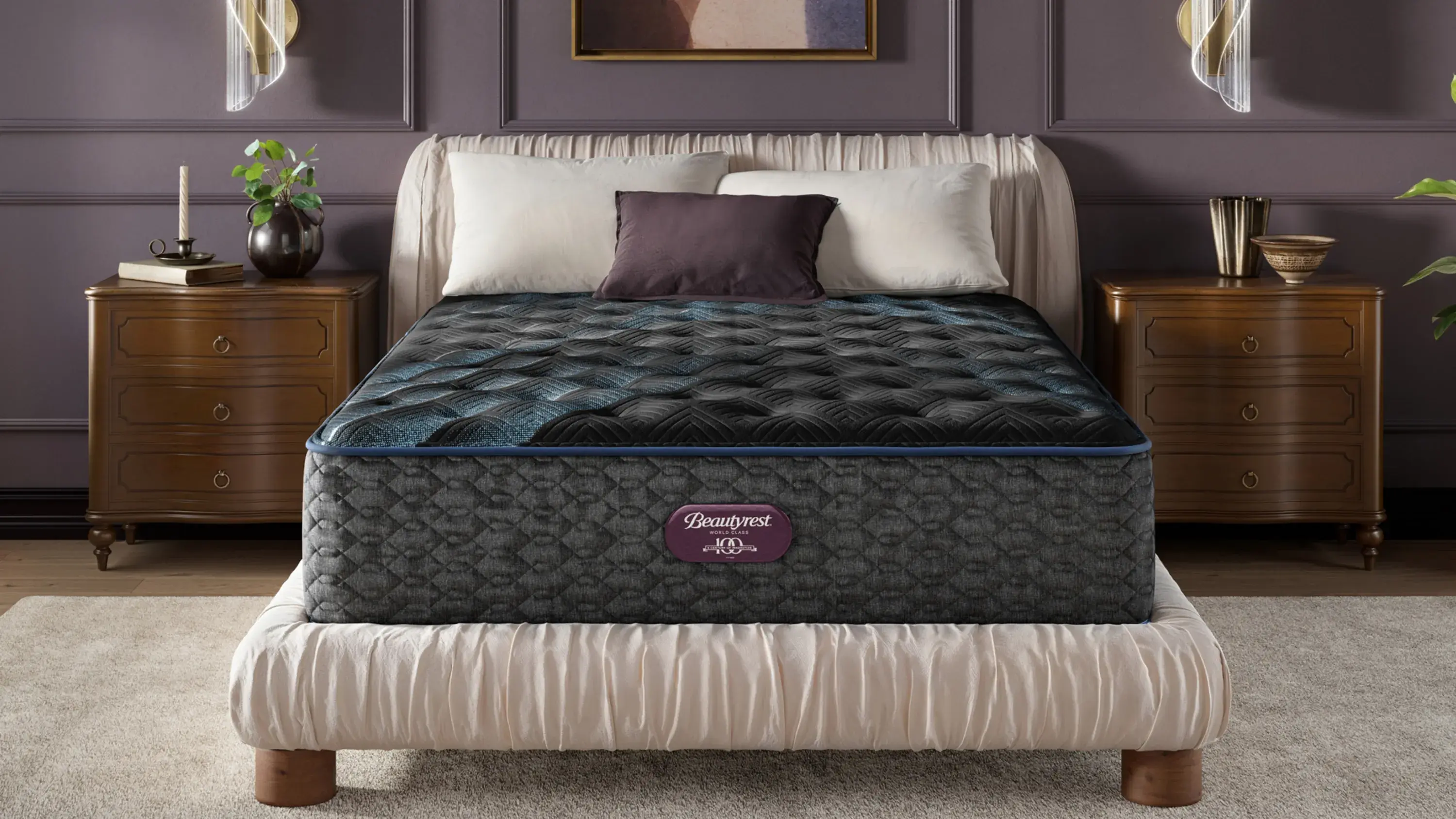 Beautyrest World Class Hybrid Level Four Plush Mattress - Thumbnail 5