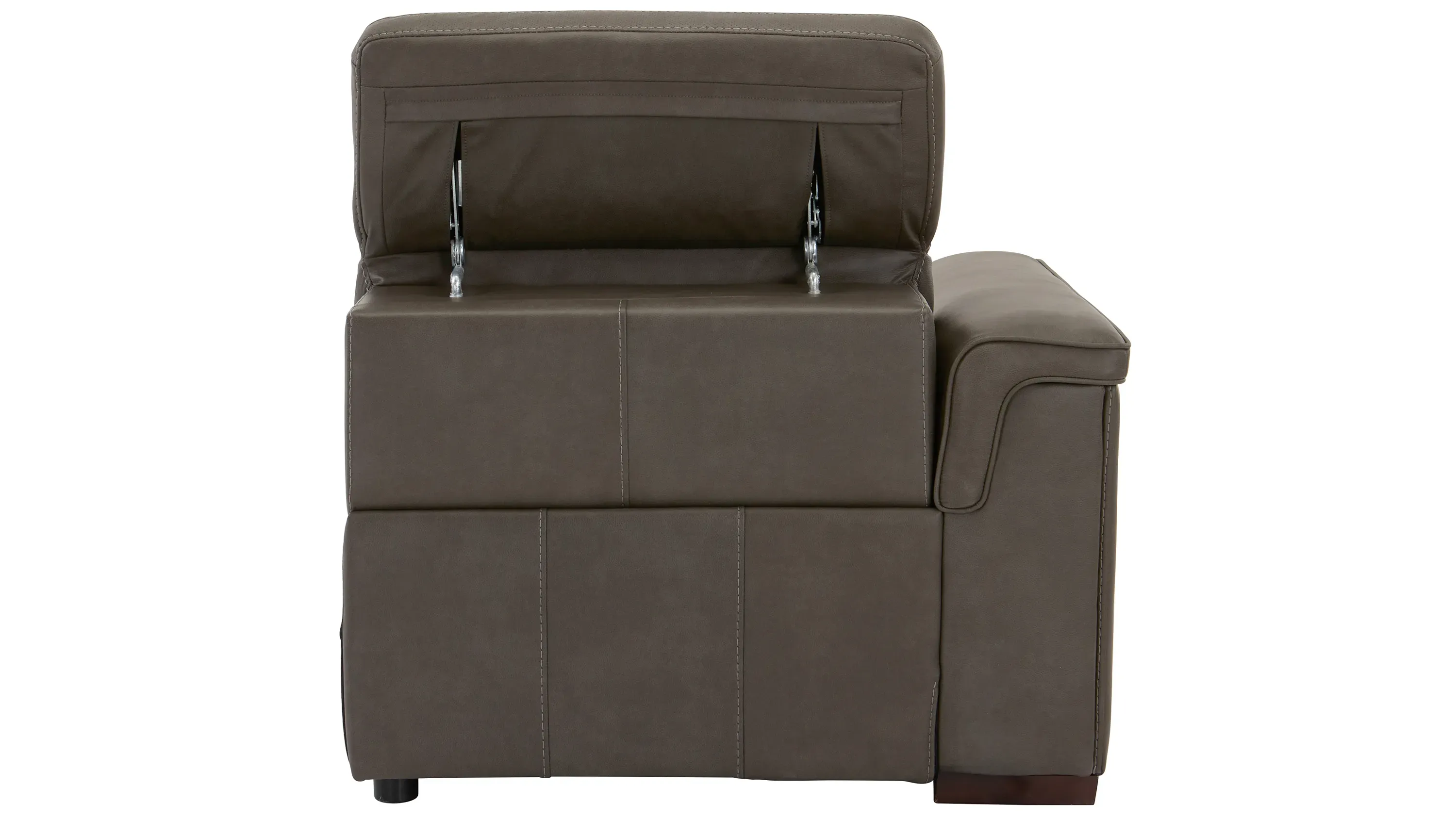 Orion Left Arm Facing Storage Chaise w/ Speaker Headrest | Raymour
