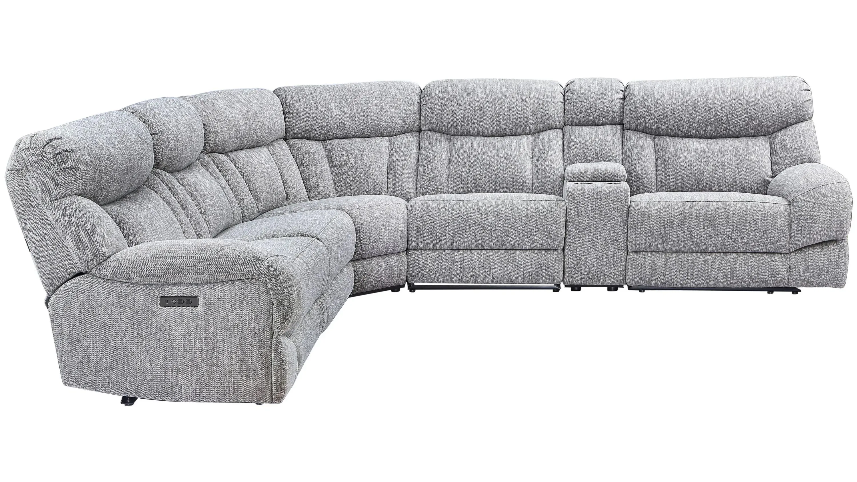 Park City Dual-Power Reclining Sectional 6-pc. | Raymour & Flanigan