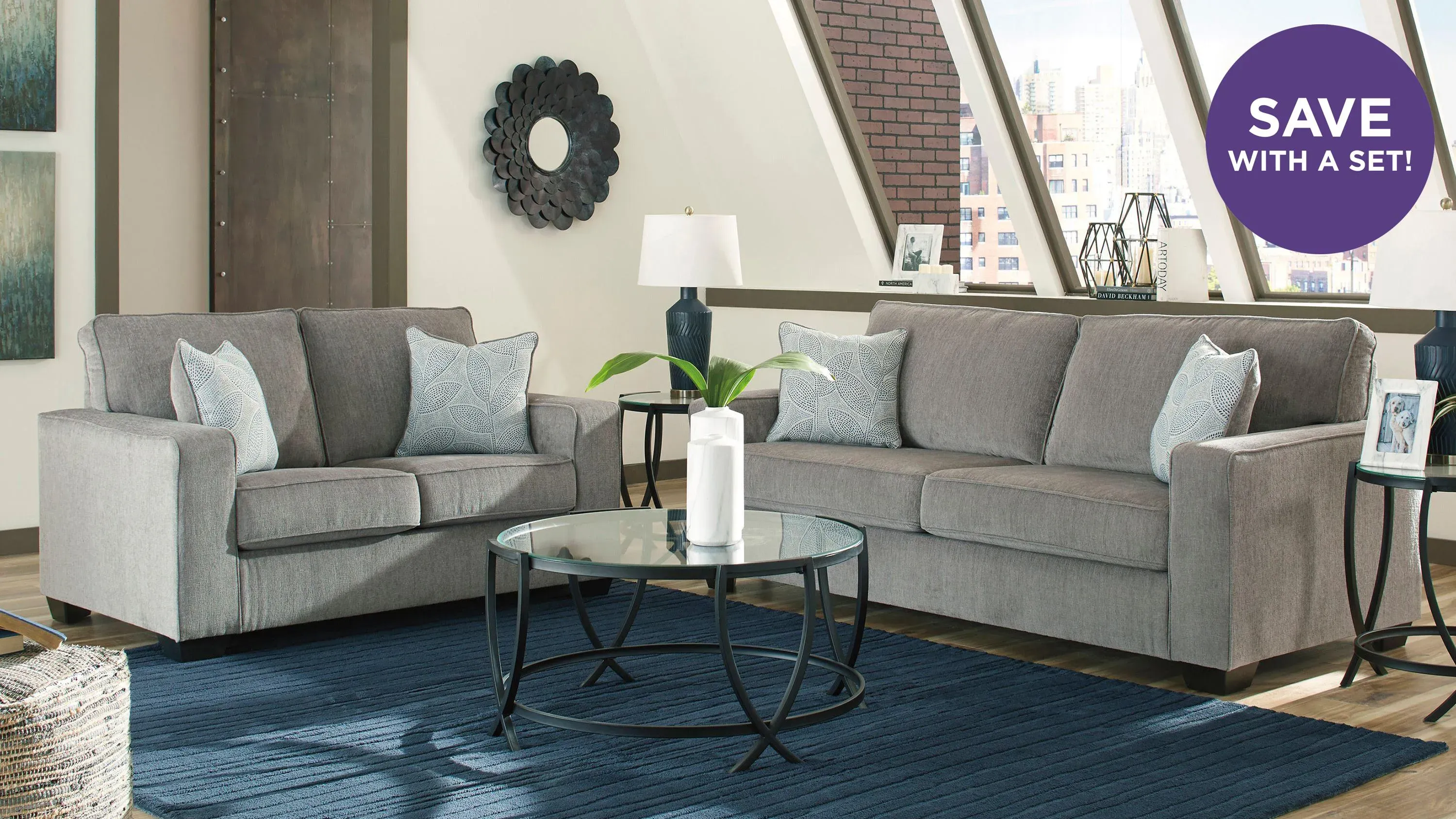 Adelson Living Room Set | Raymour & Flanigan