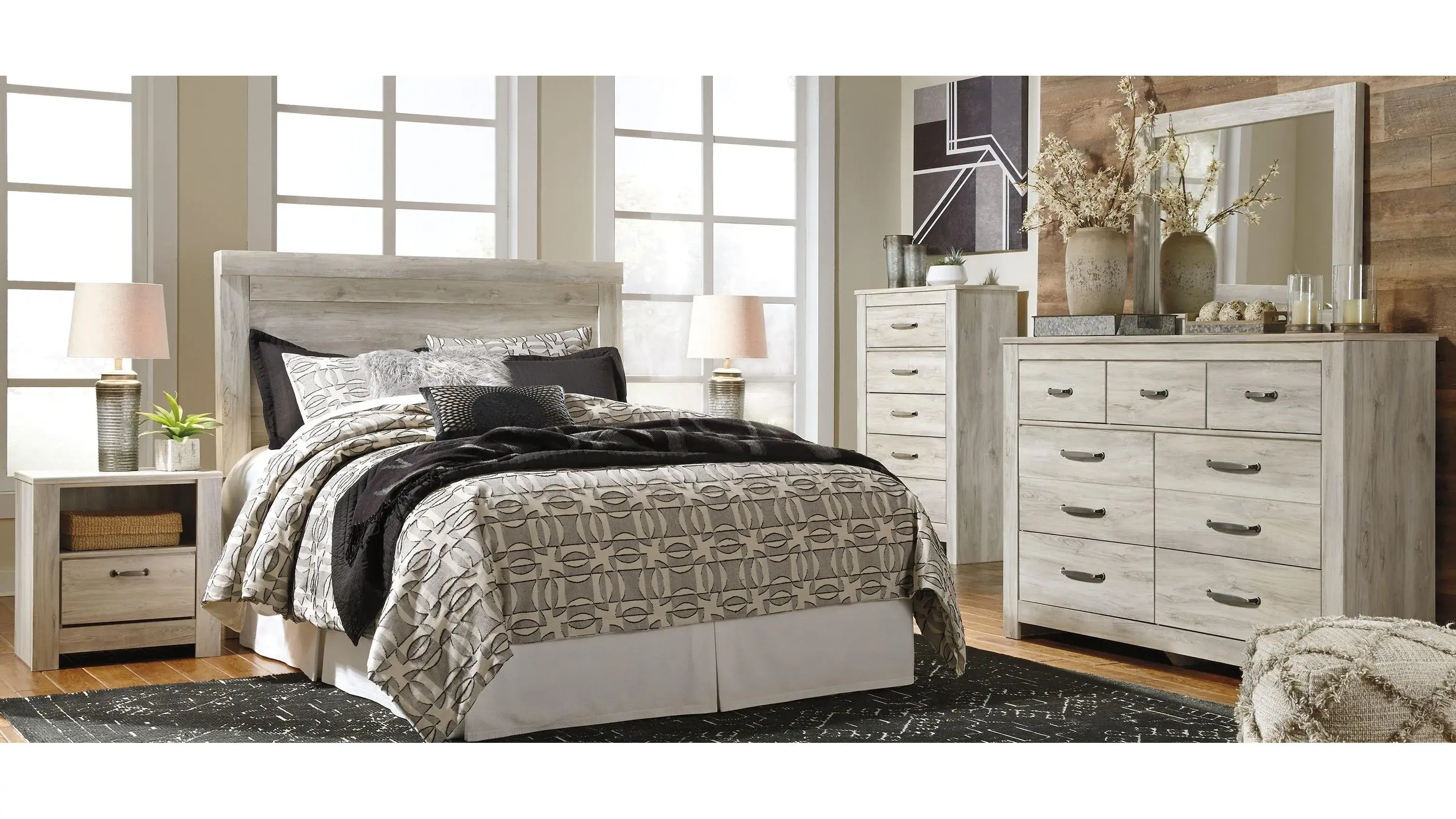 Ashley Bellaby Panel Headboard - Thumbnail 2