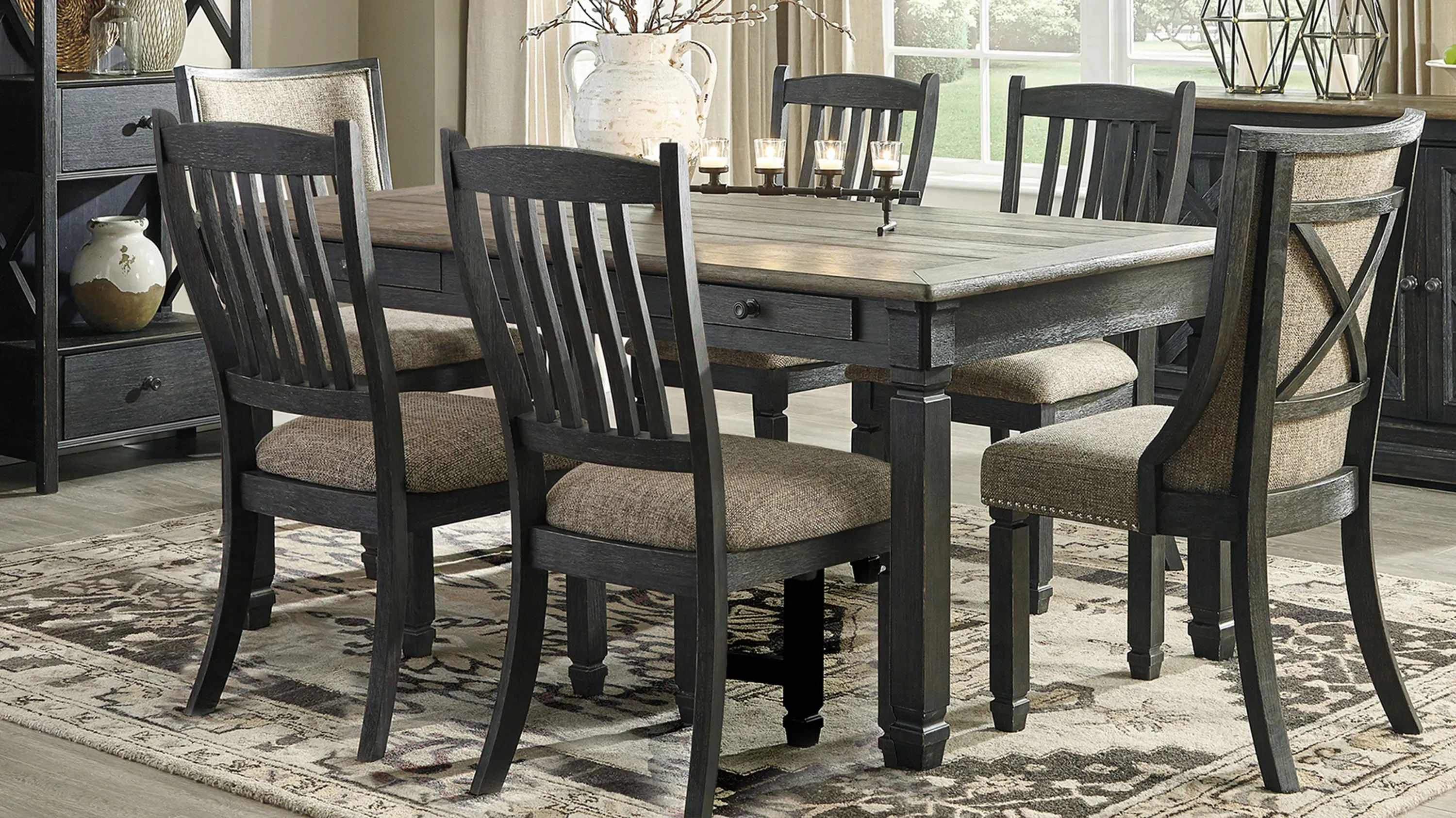 Vail 7-pc. Dining Set | Raymour & Flanigan