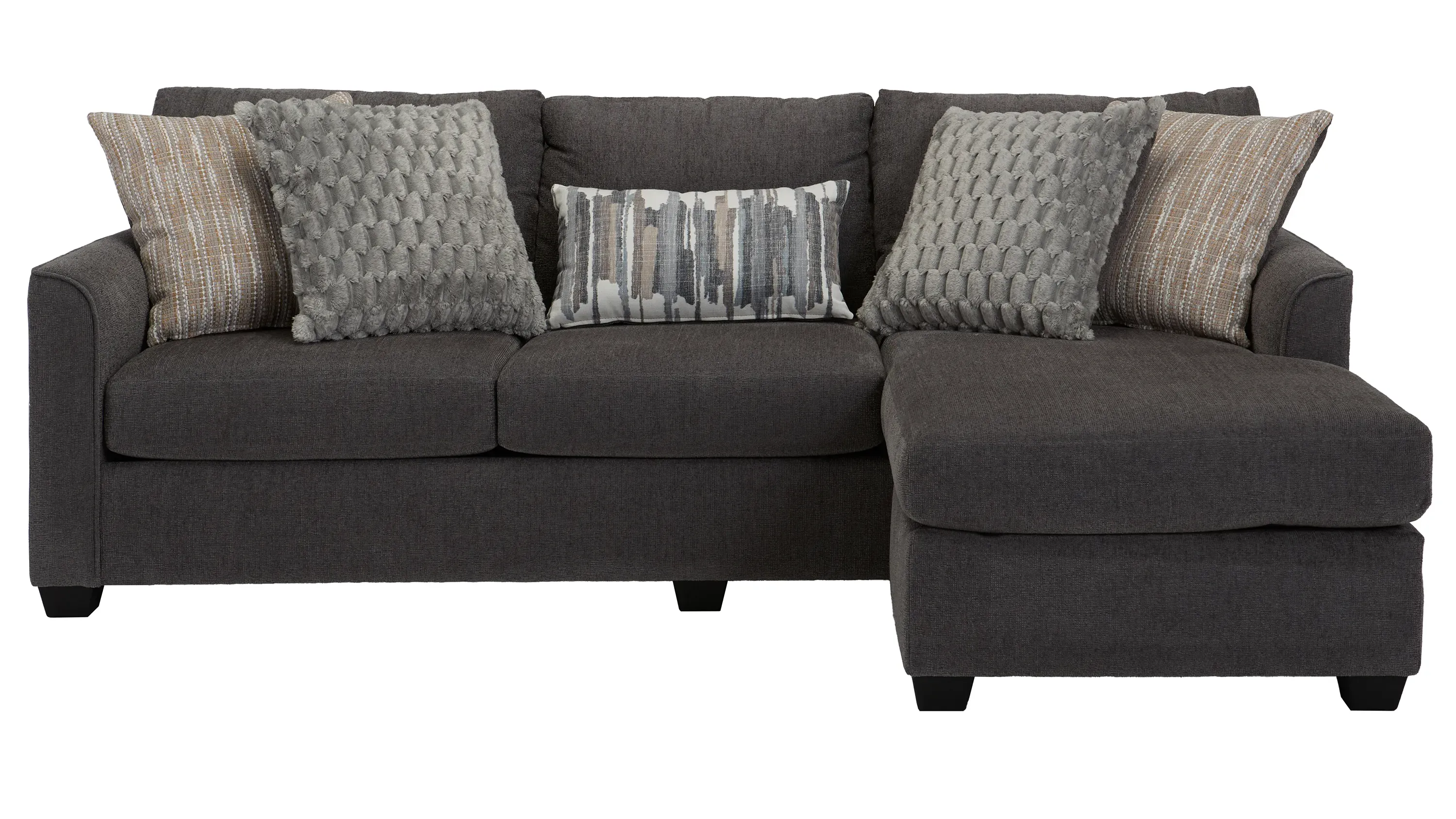 Kendall Reversible Sofa Chaise w/ Drop Down Table | Raymour & Flanigan