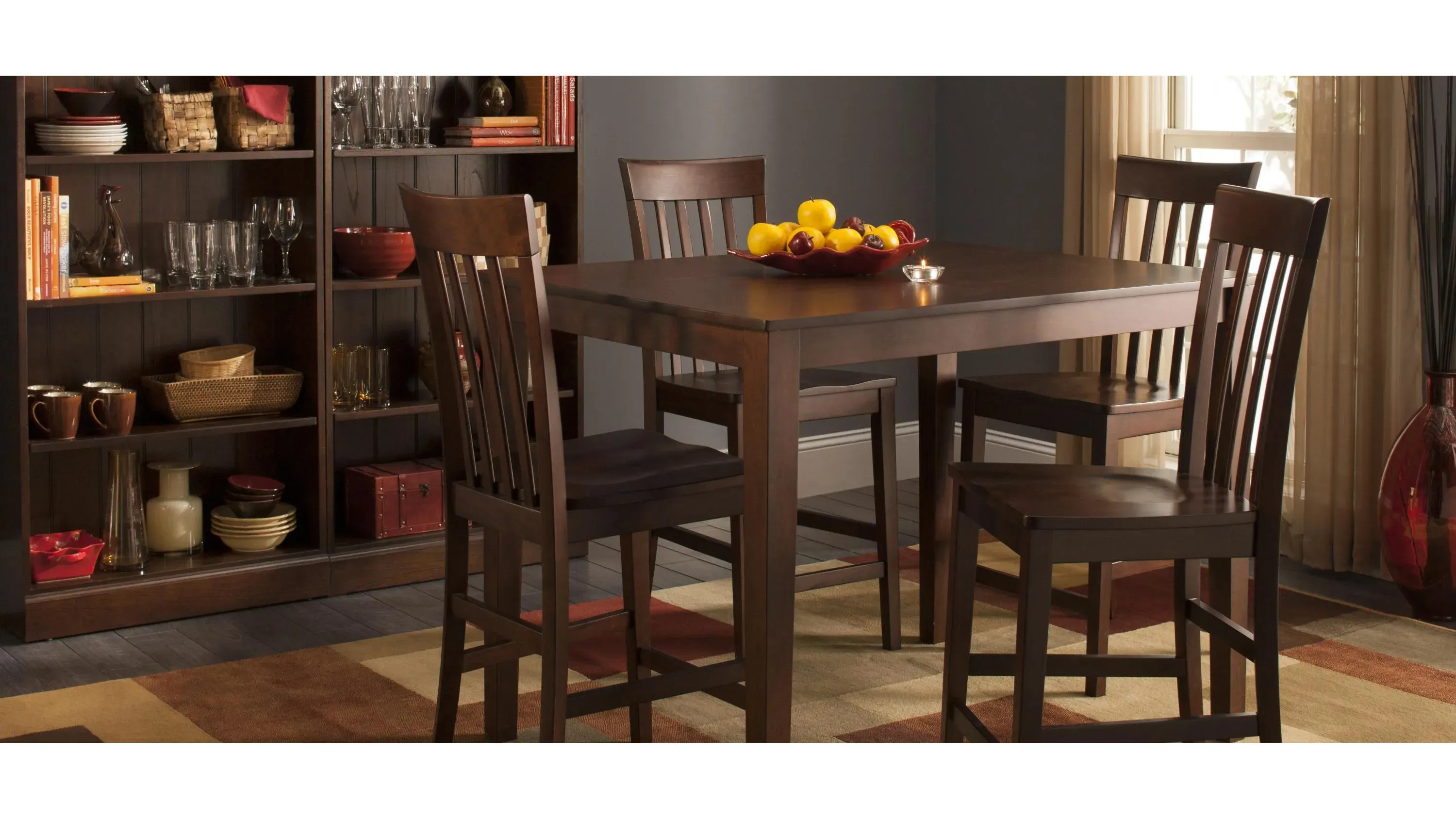 52nd Street 5 pc. Counter Height Dining Set Raymour Flanigan