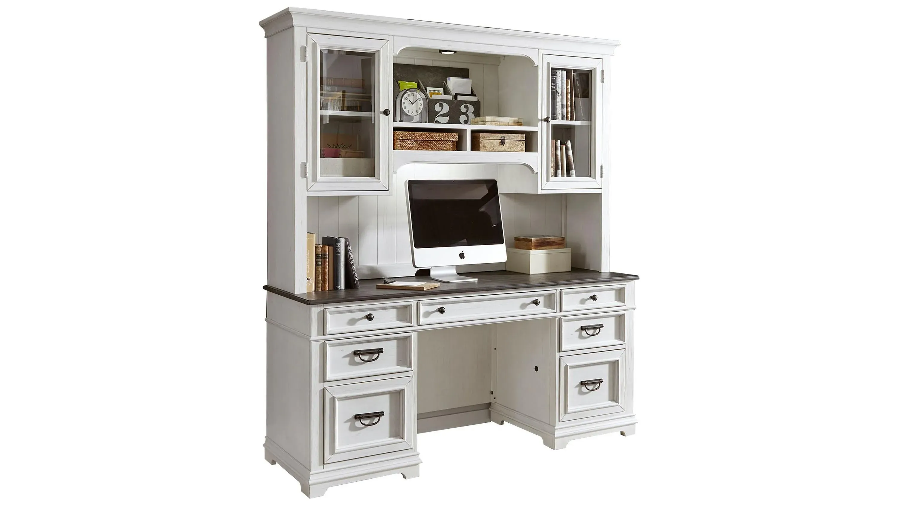 Writers desk with hutch 2025