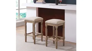 Ernie Counter Stool: Set of 2 French Cream Product_Image_Carousel