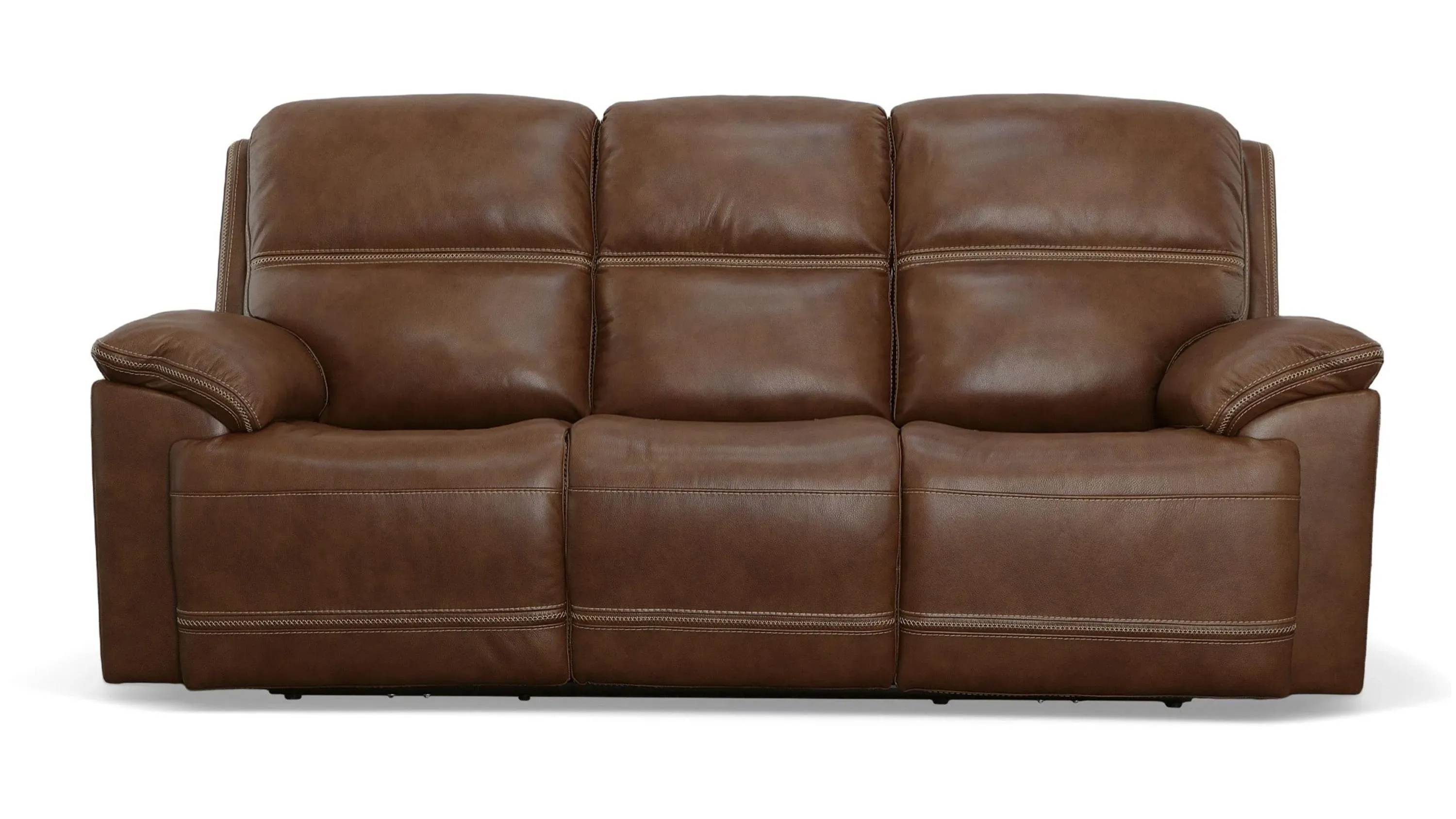 Jackson Leather Power Reclining Sofa with Power Headrest | Raymour
