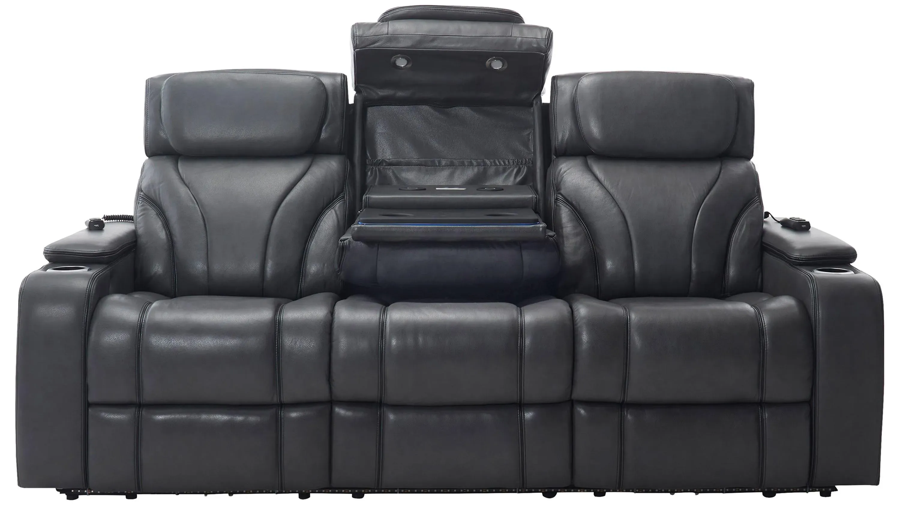 Avis Zero Gravity Power Sofa w/ Power Headrest, Heat and Massage
