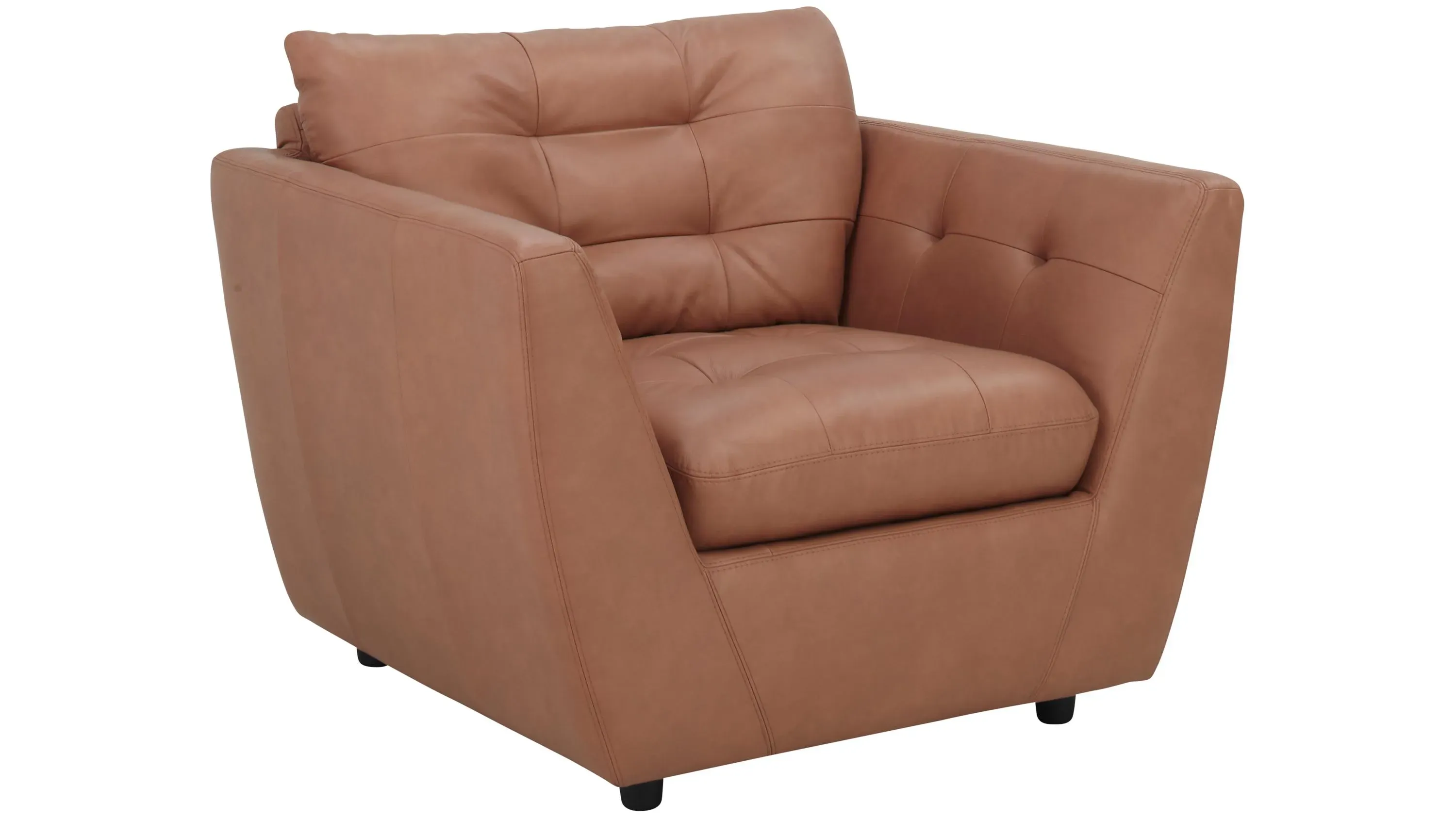 Damar Leather Chair | Raymour & Flanigan | Raymour & Flanigan