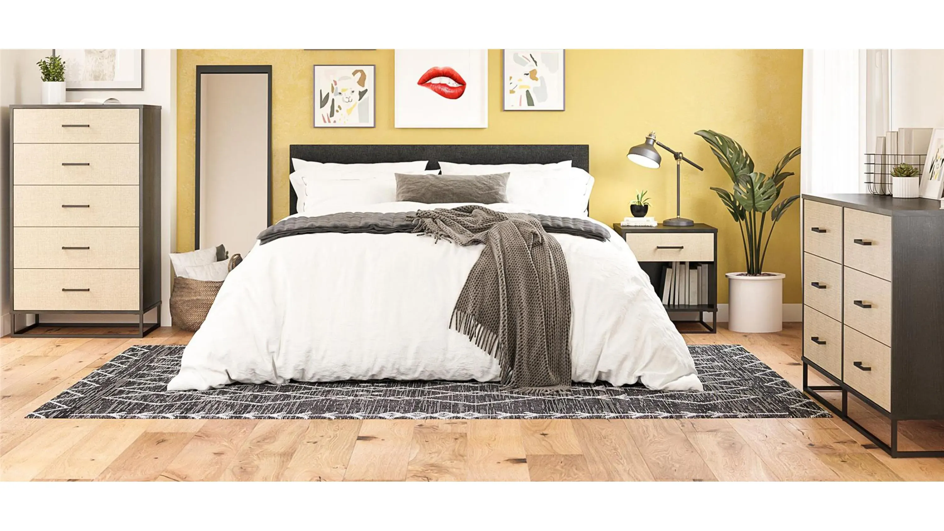 Novogratz Kelly Six Drawer Dresser | Raymour & Flanigan