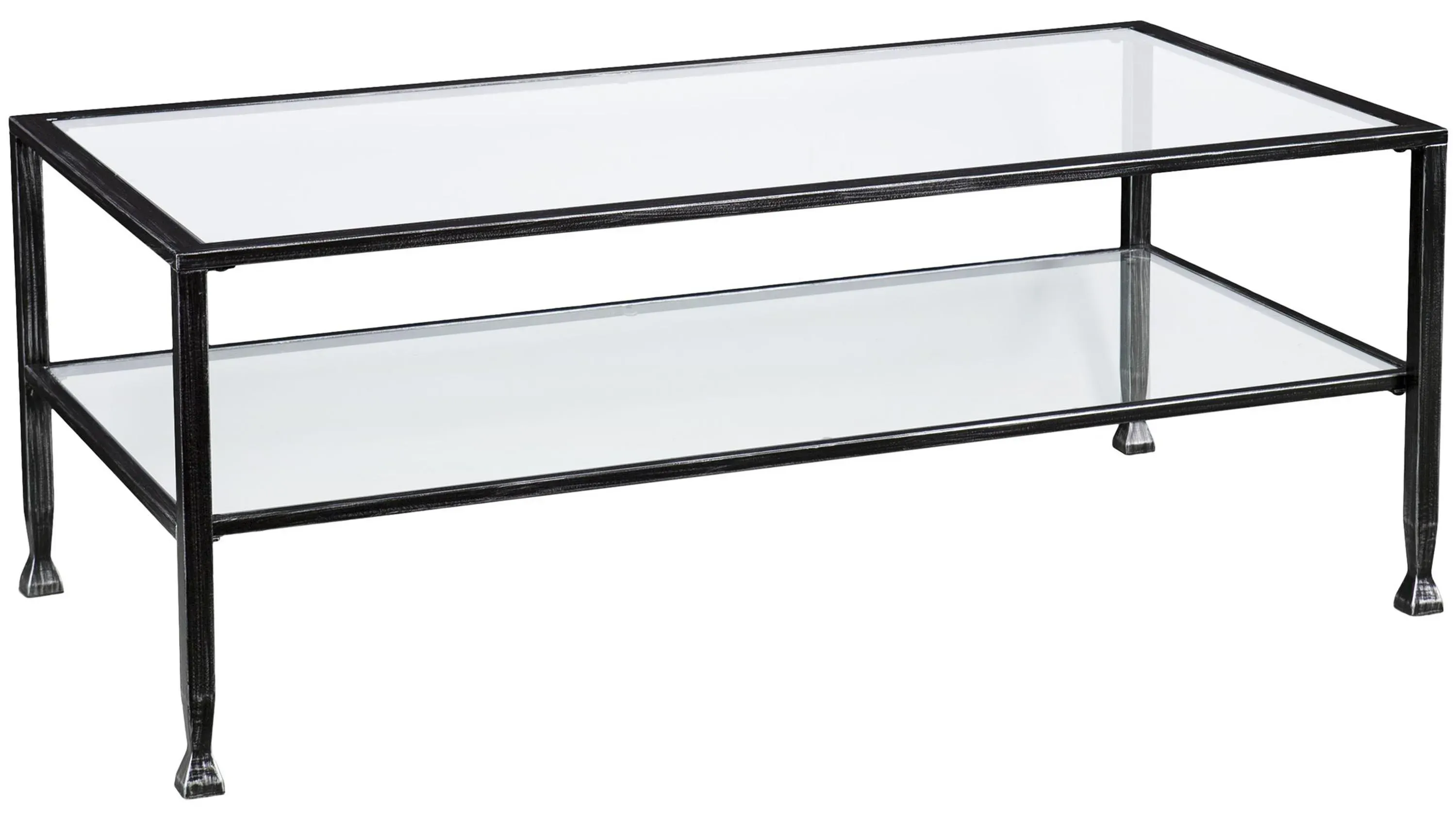 Bexley Metal/Glass Rectangular Cocktail Table