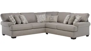 cyne ジレコート Suzanne グレー Suzanne 2-pc. Sectional | Raymour & Flanigan