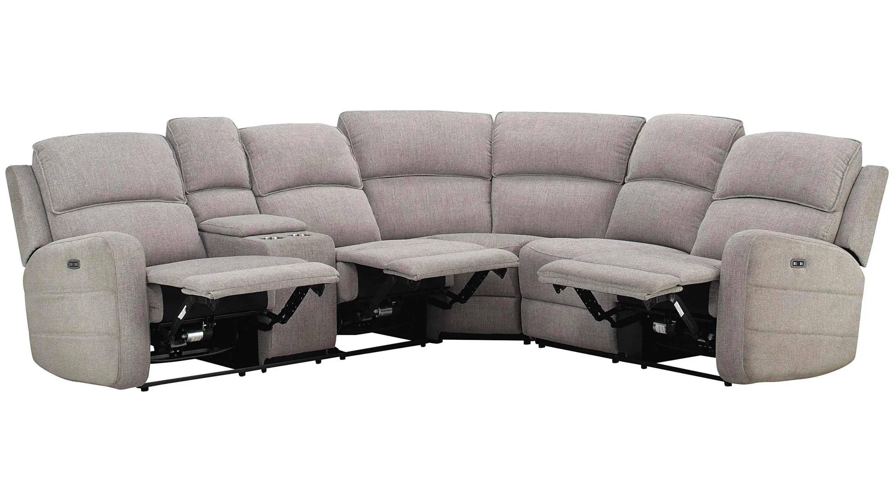 Everitt Chenille 3-pc. Power Sectional