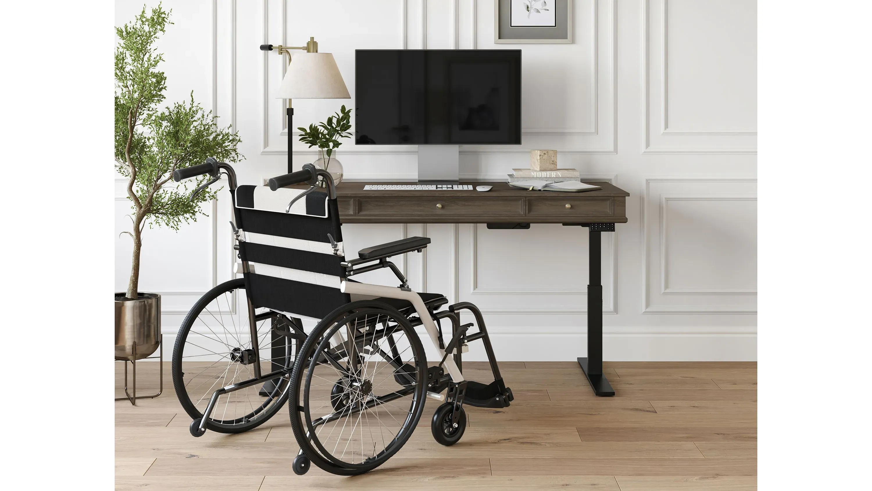 Lexicon Adjustable-Height Desk | Raymour & Flanigan