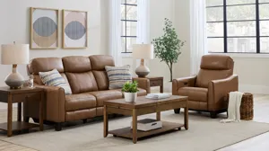 Mullican Zero Gravity Power Recliner w/ Power Headrest Livorno Saddle Product_Image_Carousel