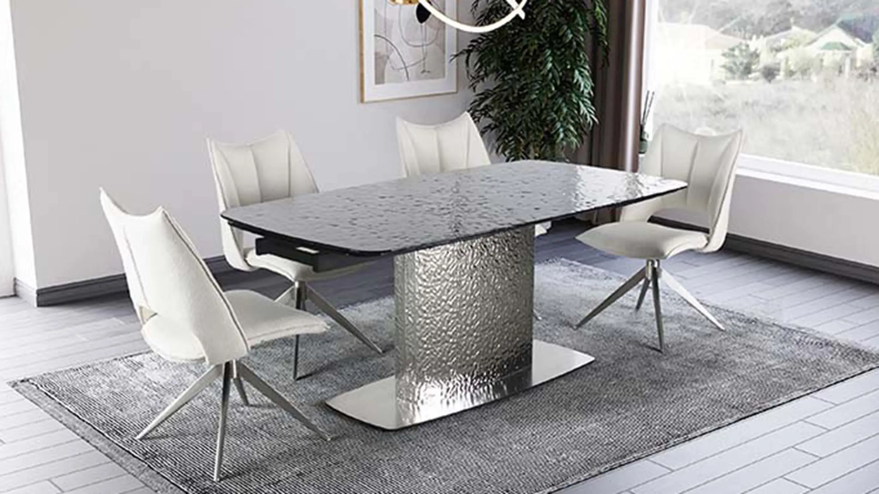 Modern Nora Dining Table - Thumbnail 4