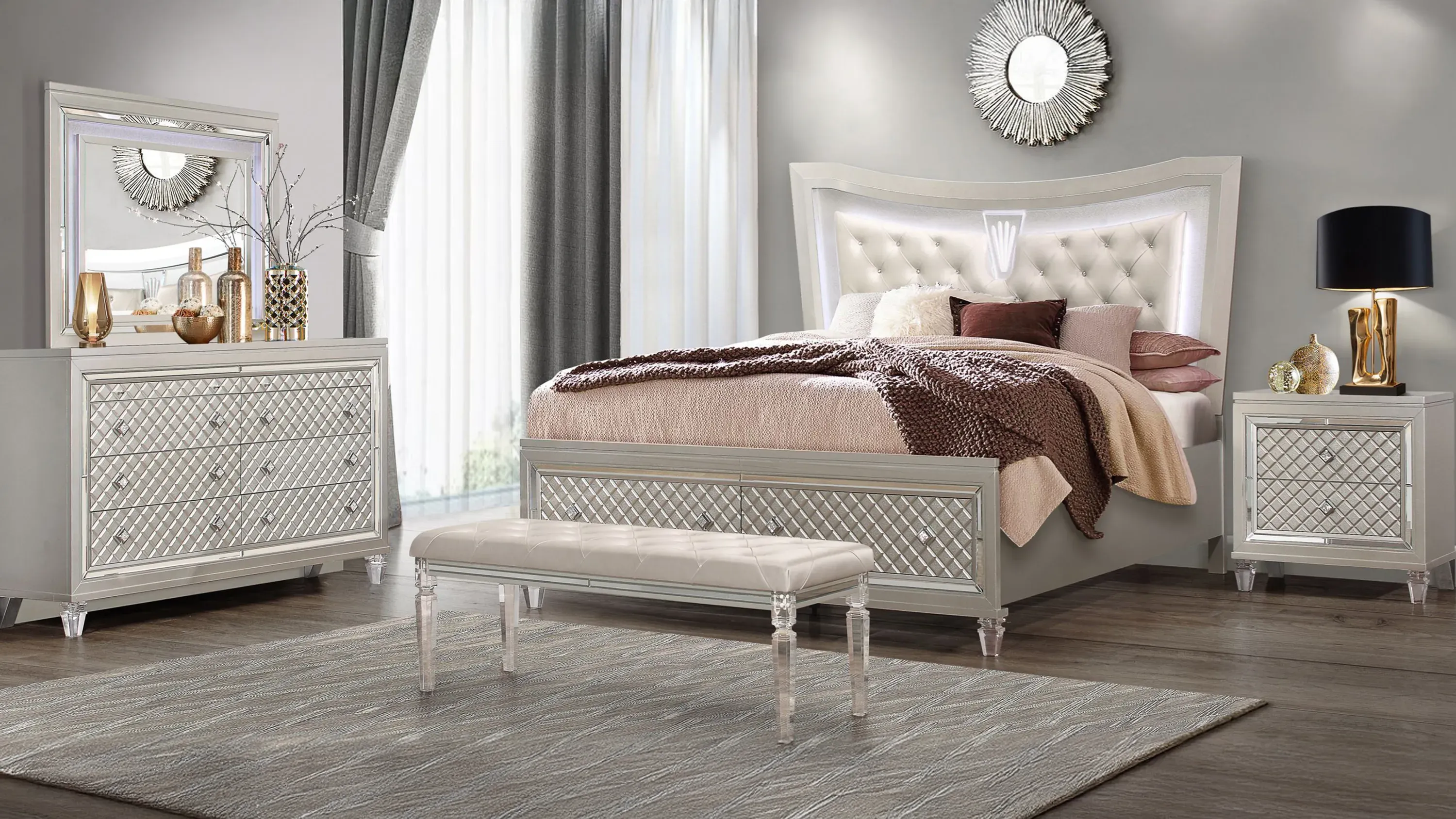 Paris 4-pc. Bedroom Set | Raymour & Flanigan