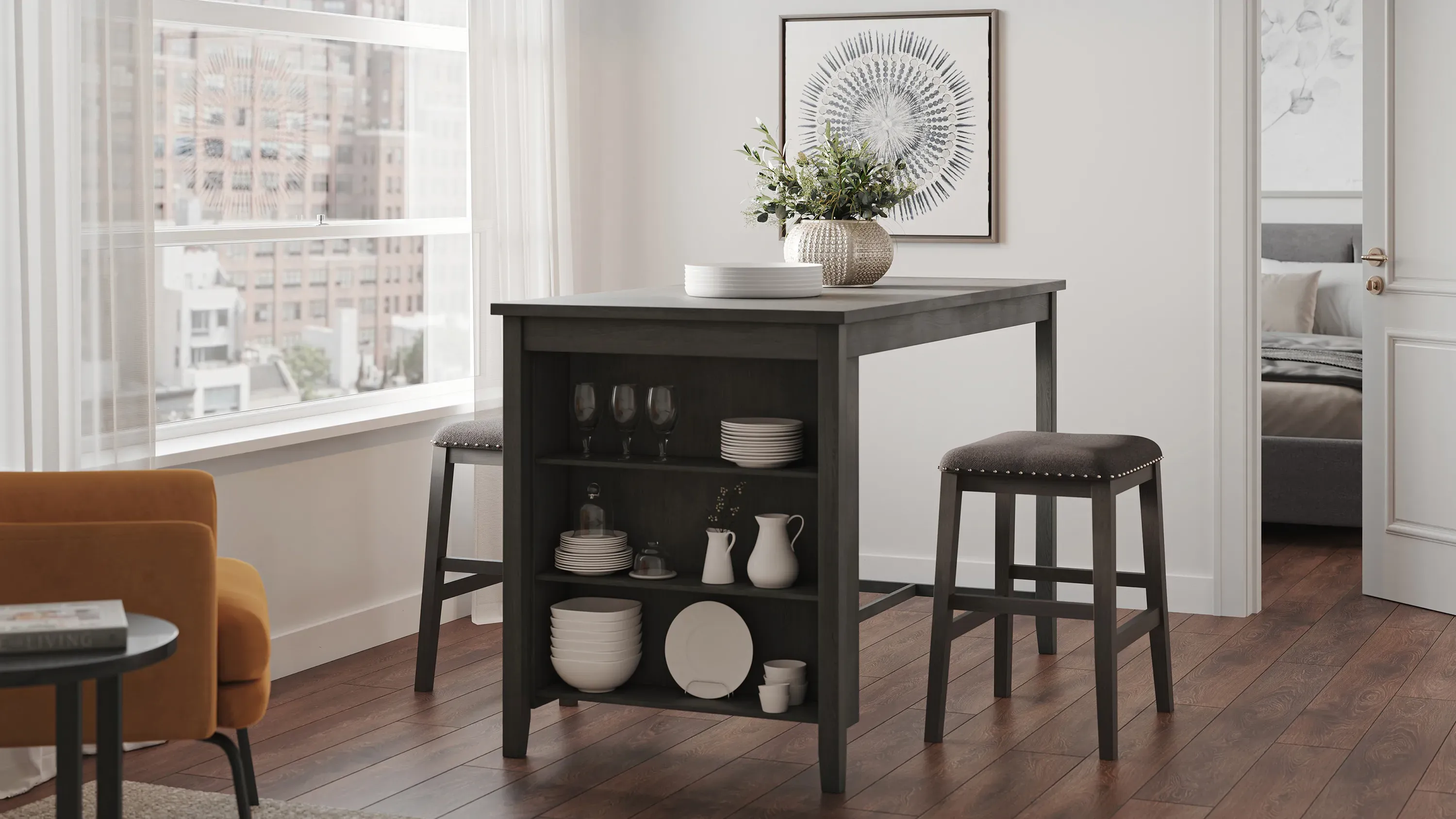 Nash Counter-Height Dining Table | Raymour & Flanigan