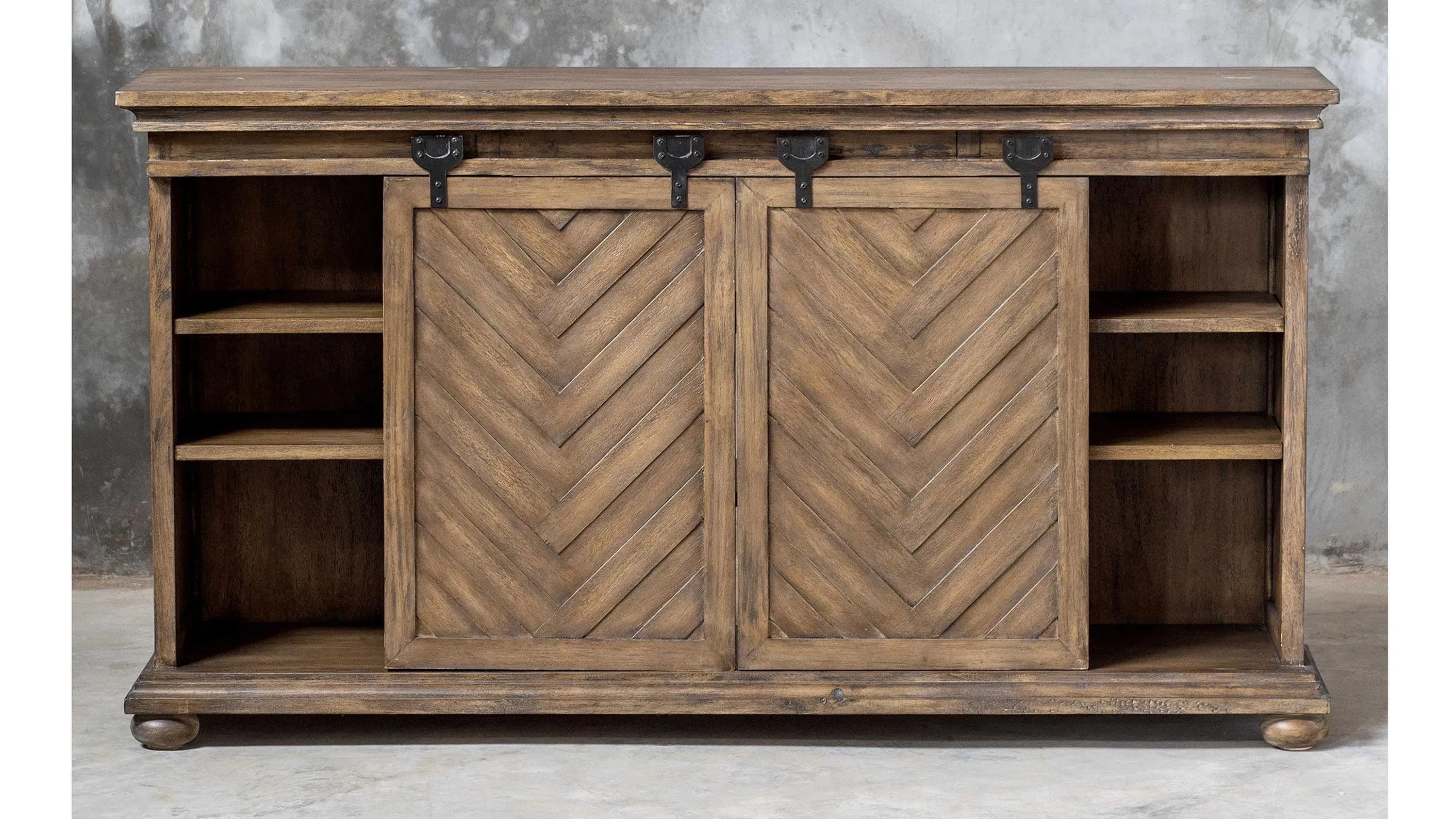Primalia Barn Door Media Console