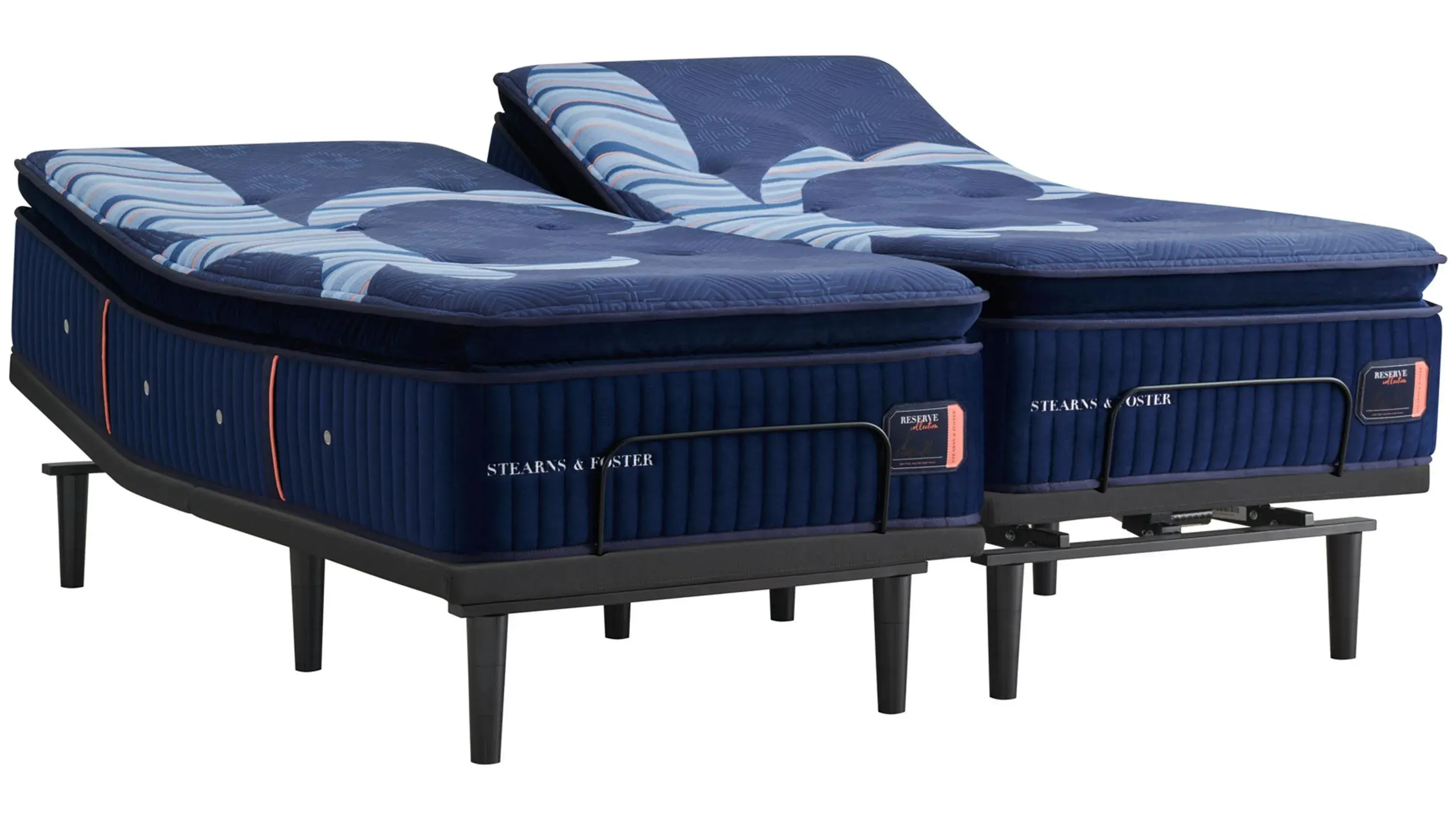 Stearns & Foster Reserve Split California King Firm Euro Pillow Top Mattress - Thumbnail 2