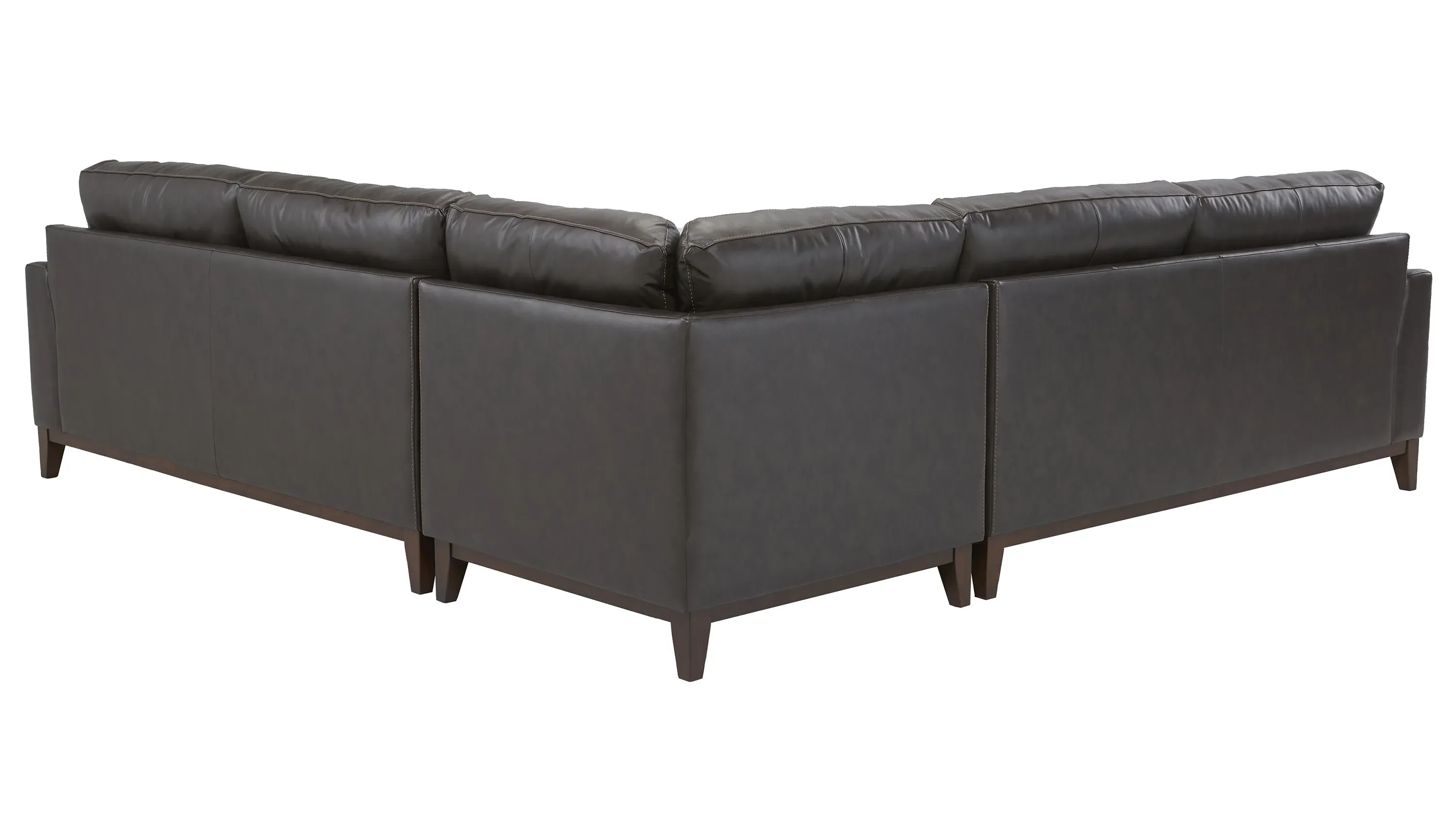 Wheaton Leather 3-pc. Sectional | Raymour & Flanigan