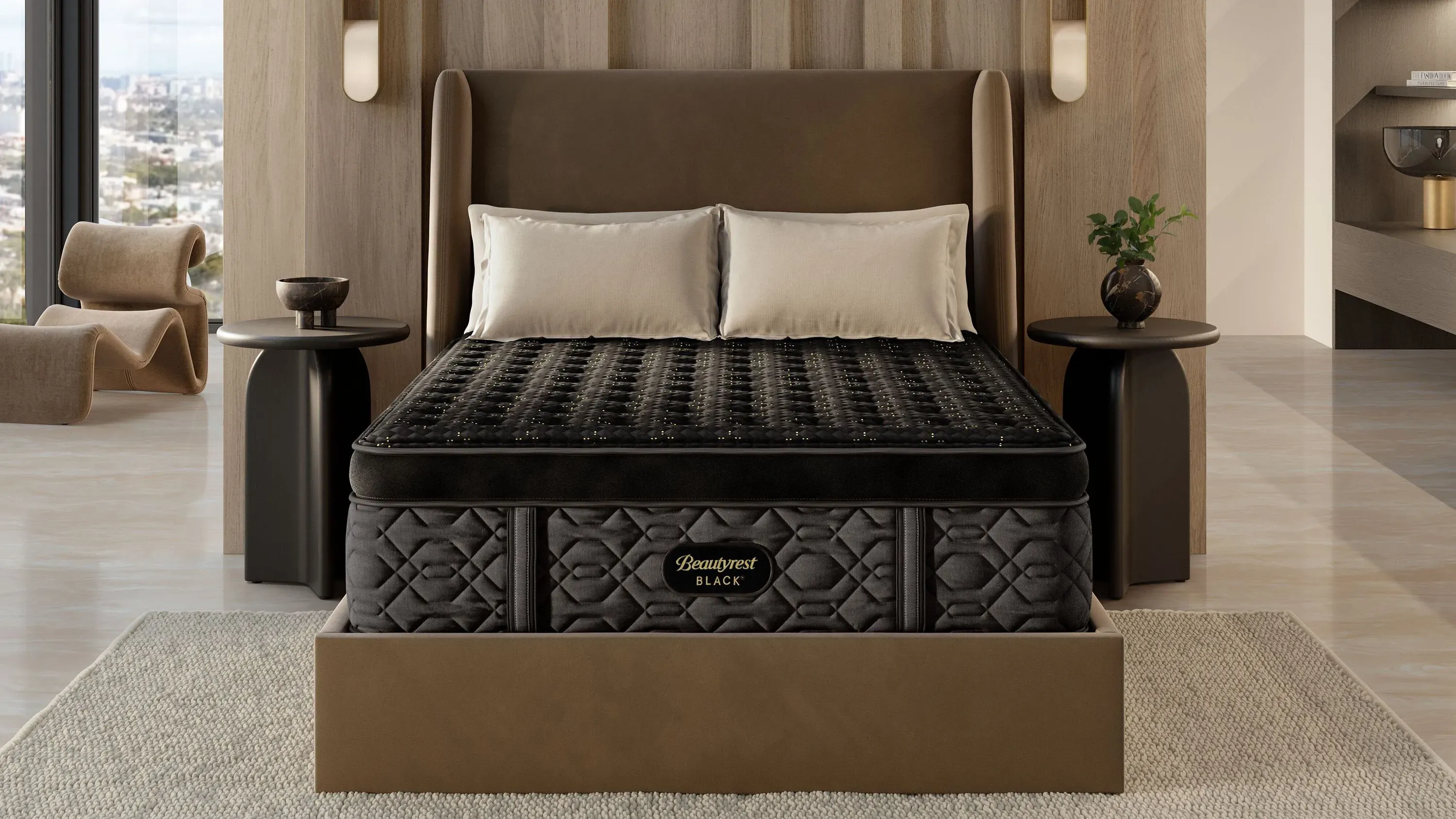 Beautyrest Black Series Four 17.5 Firm Pillow Top Mattress Queen