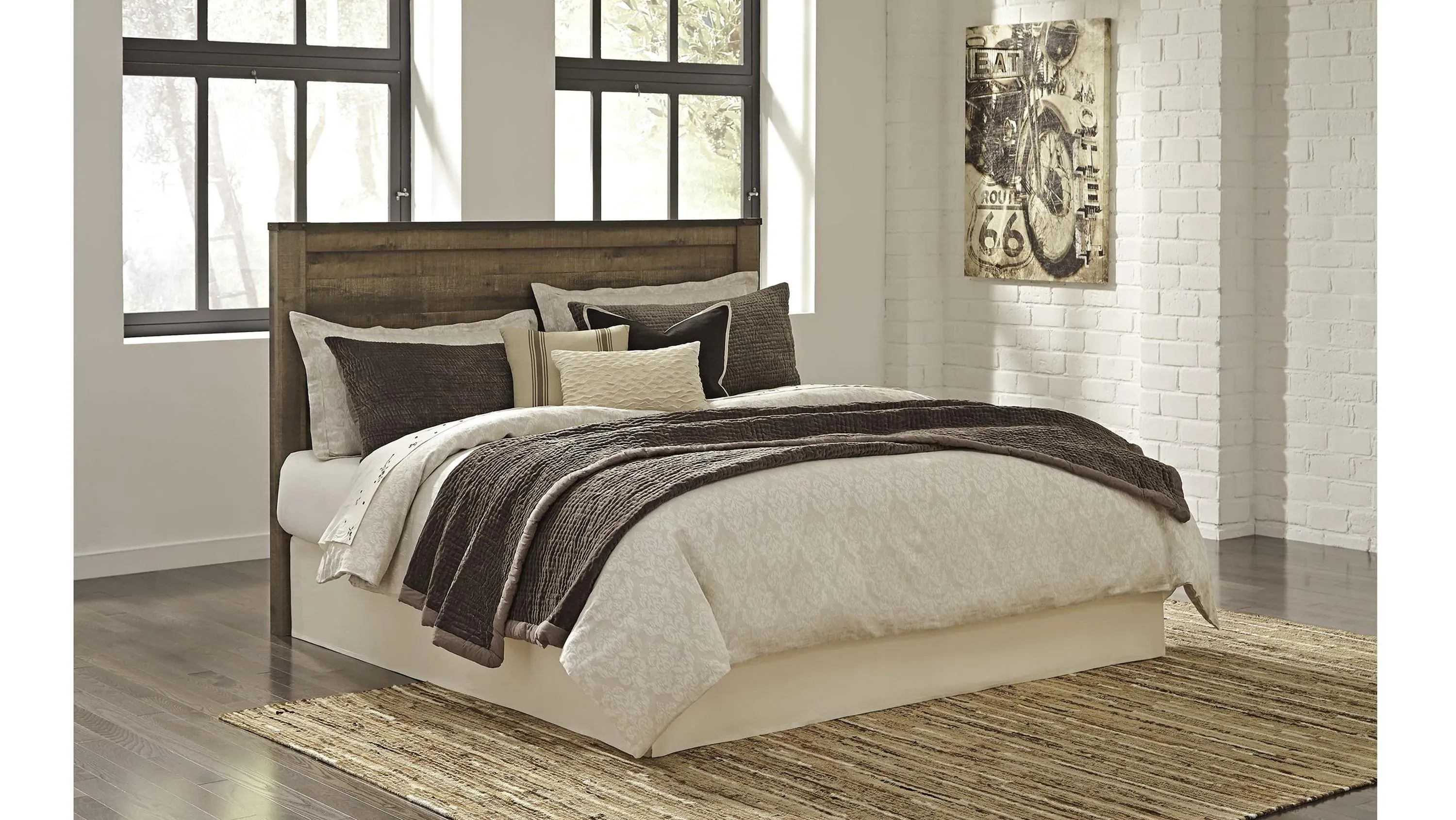 TRINELL KING/CALIFORNIA PANEL HEADBOARD | Raymour & Flanigan