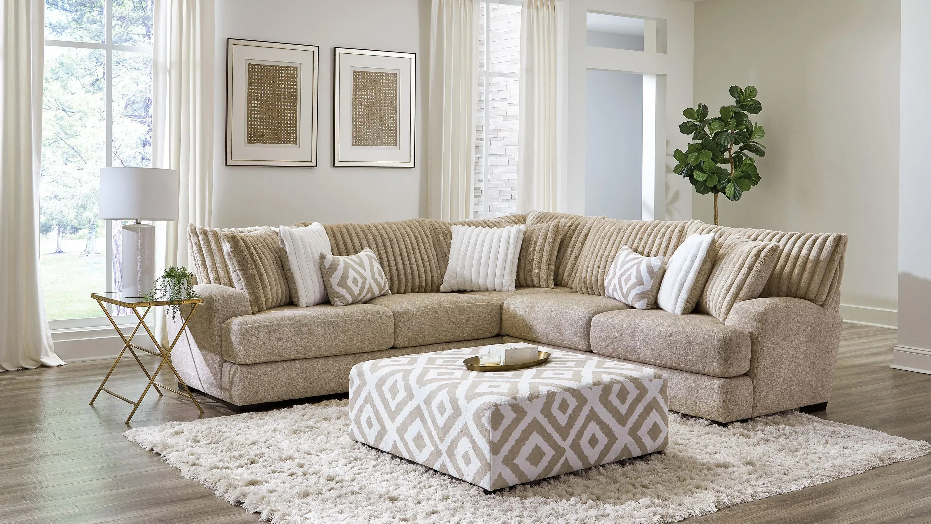 Mondo 3-pc. Sectional | Raymour & Flanigan