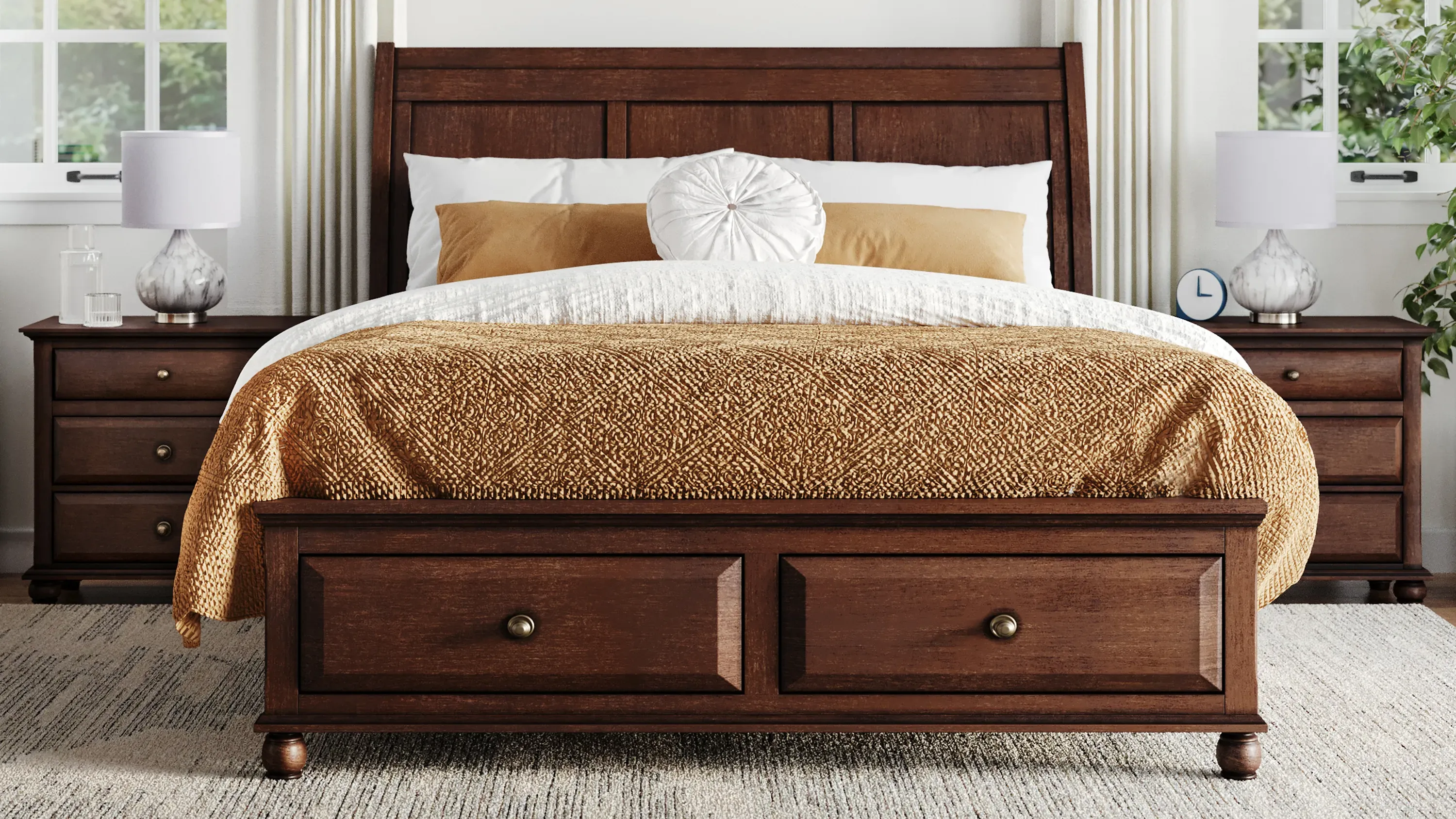 Clarion Queen Platform Storage Bed