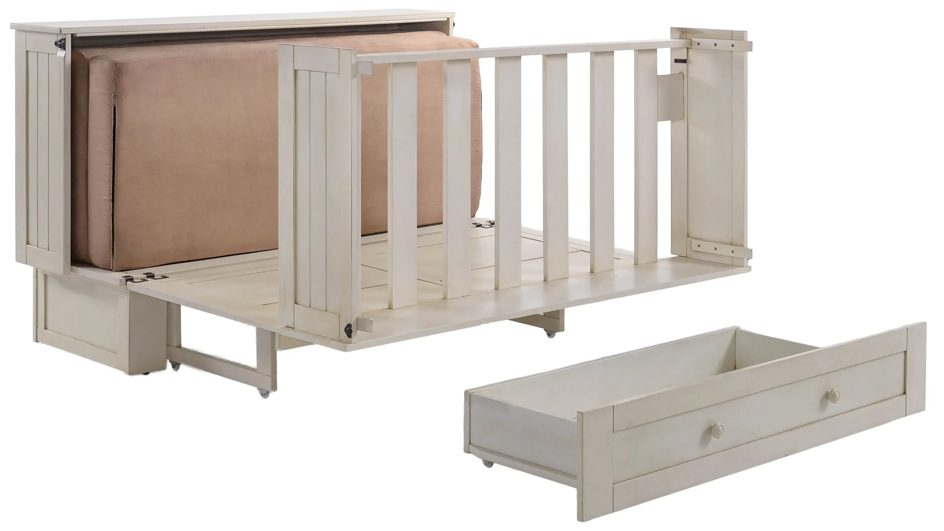Benedkt Daisy Cabinet Bed with Mattress | Raymour & Flanigan