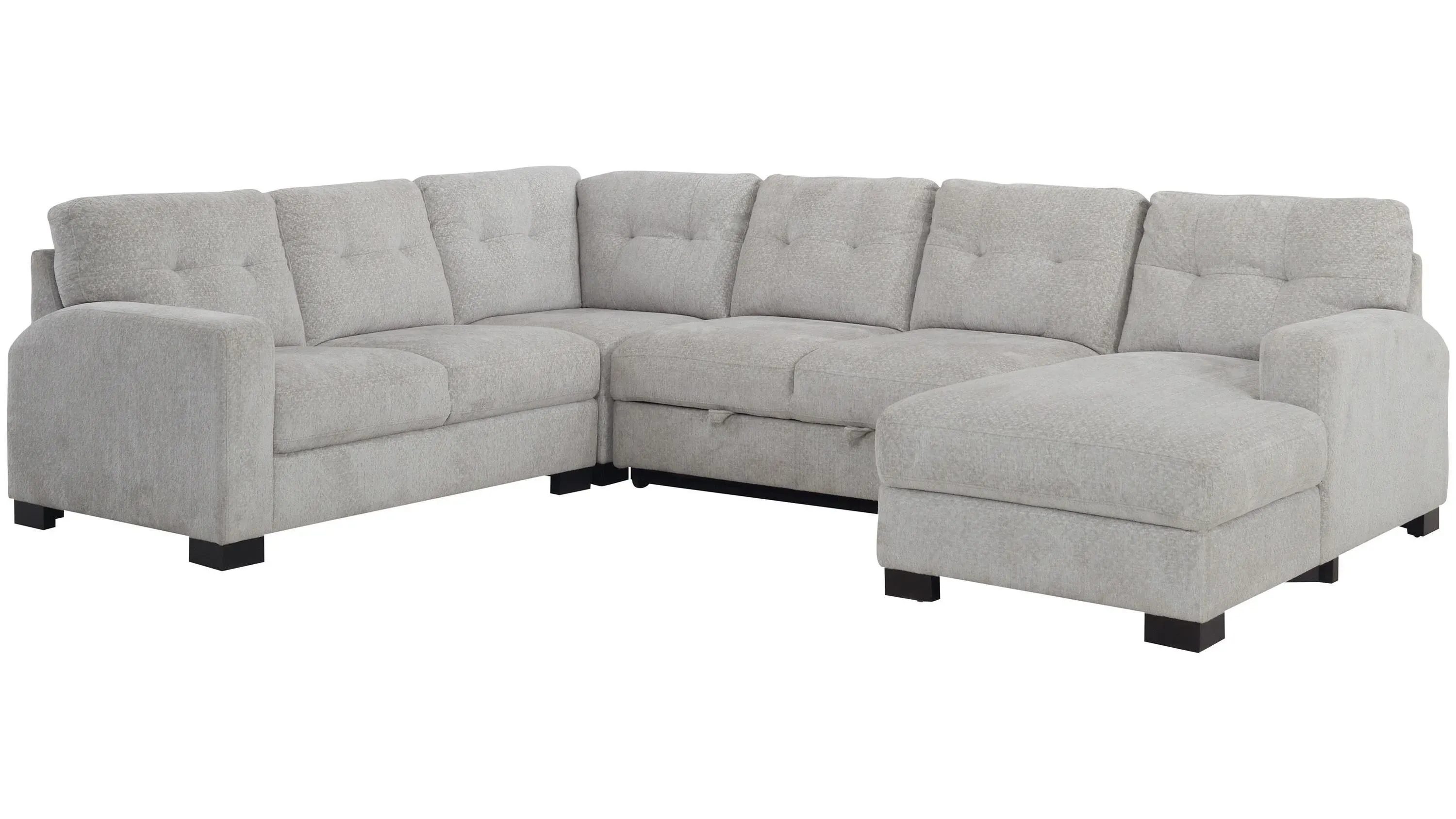 Pierce 4-pc. Sectional w/ Pop Up Sleeper
