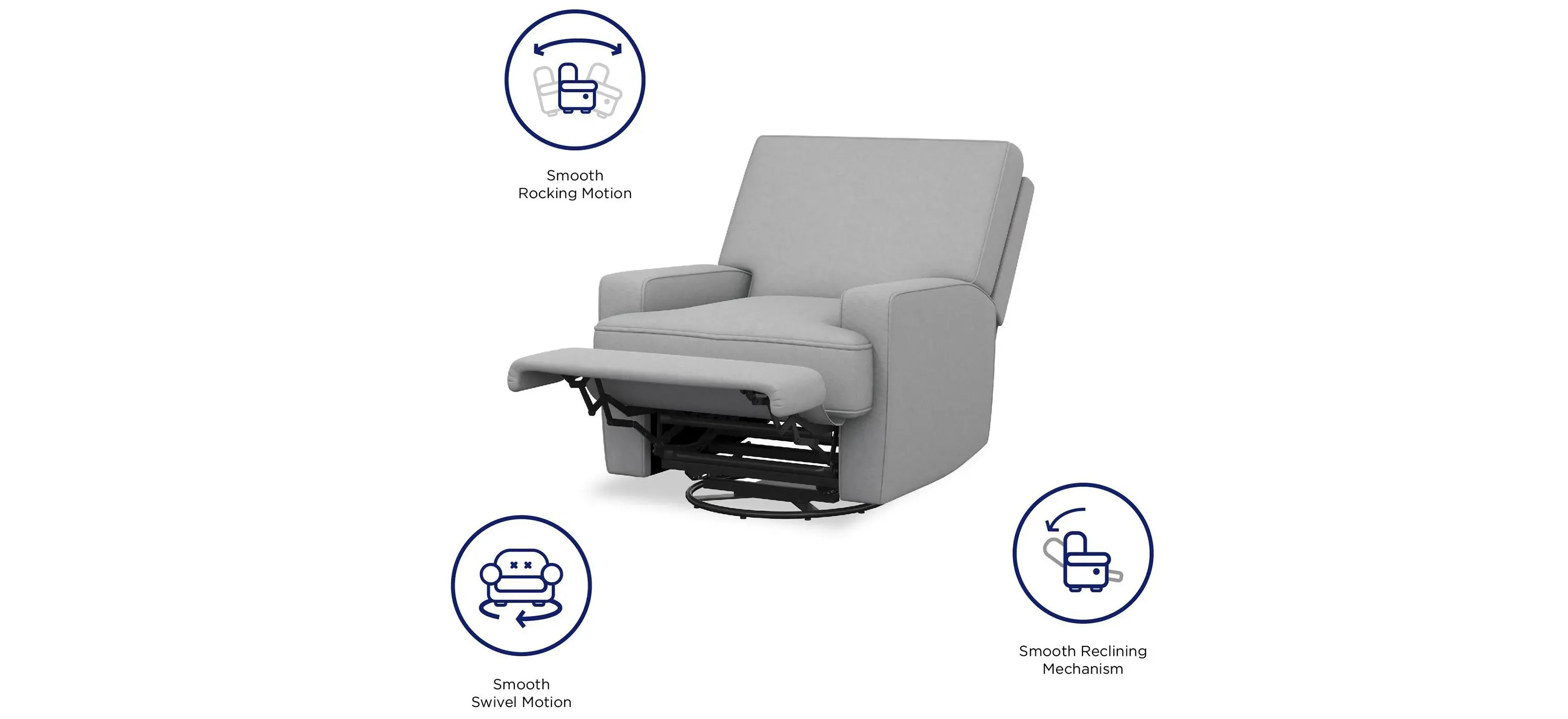 Baby Relax Rufus Swivel Glider Recliner Raymour Flanigan