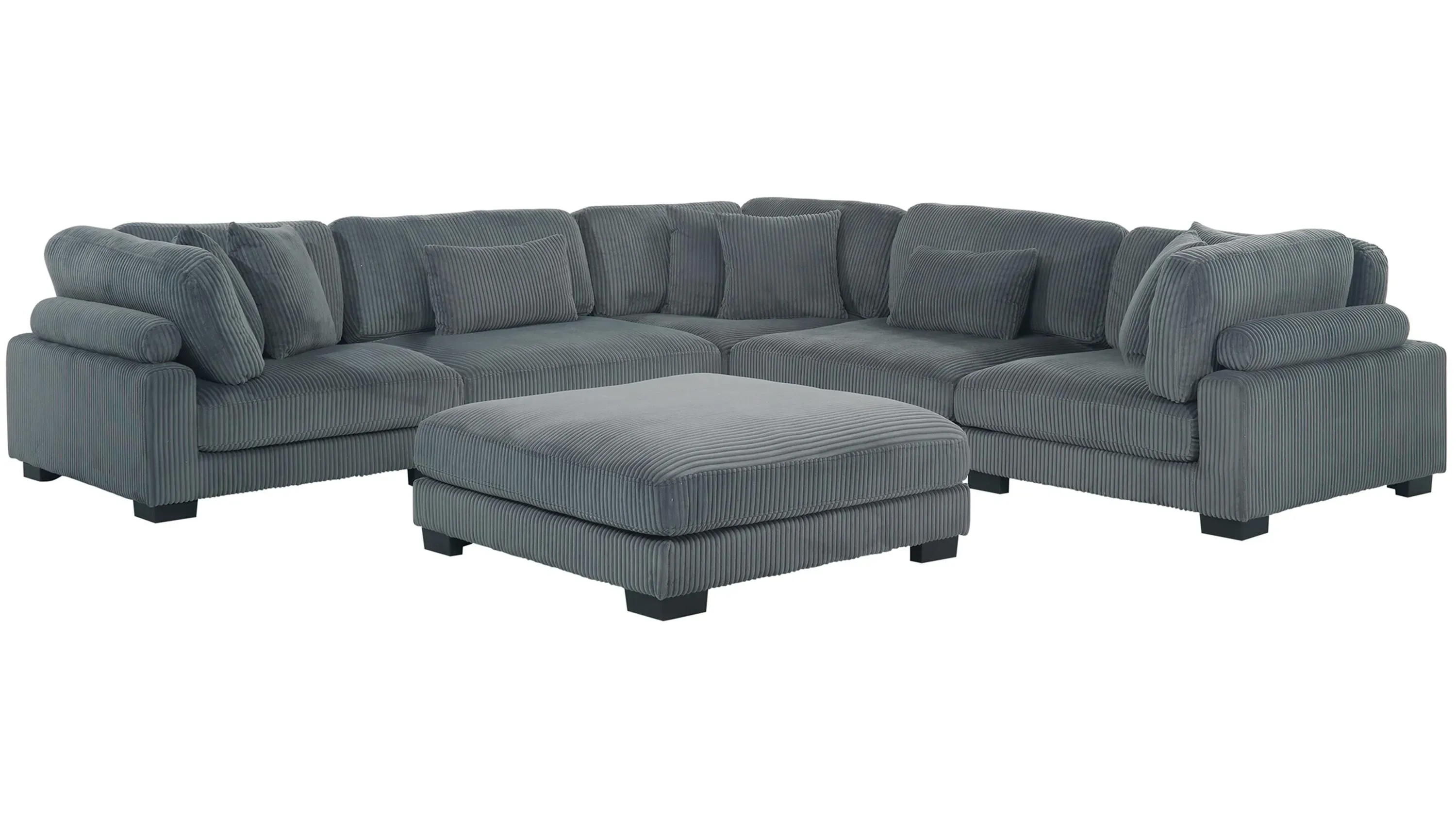Maverick 5 pc. Sectional w Cocktail Ottoman